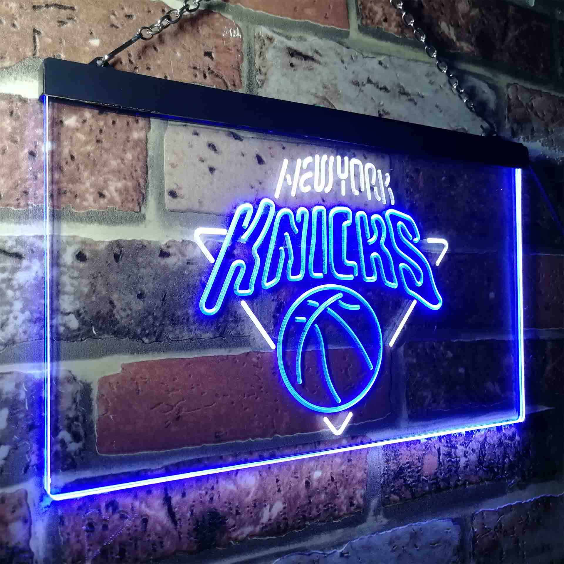 New York Knicks Neon Light Up Sign Wall Decor