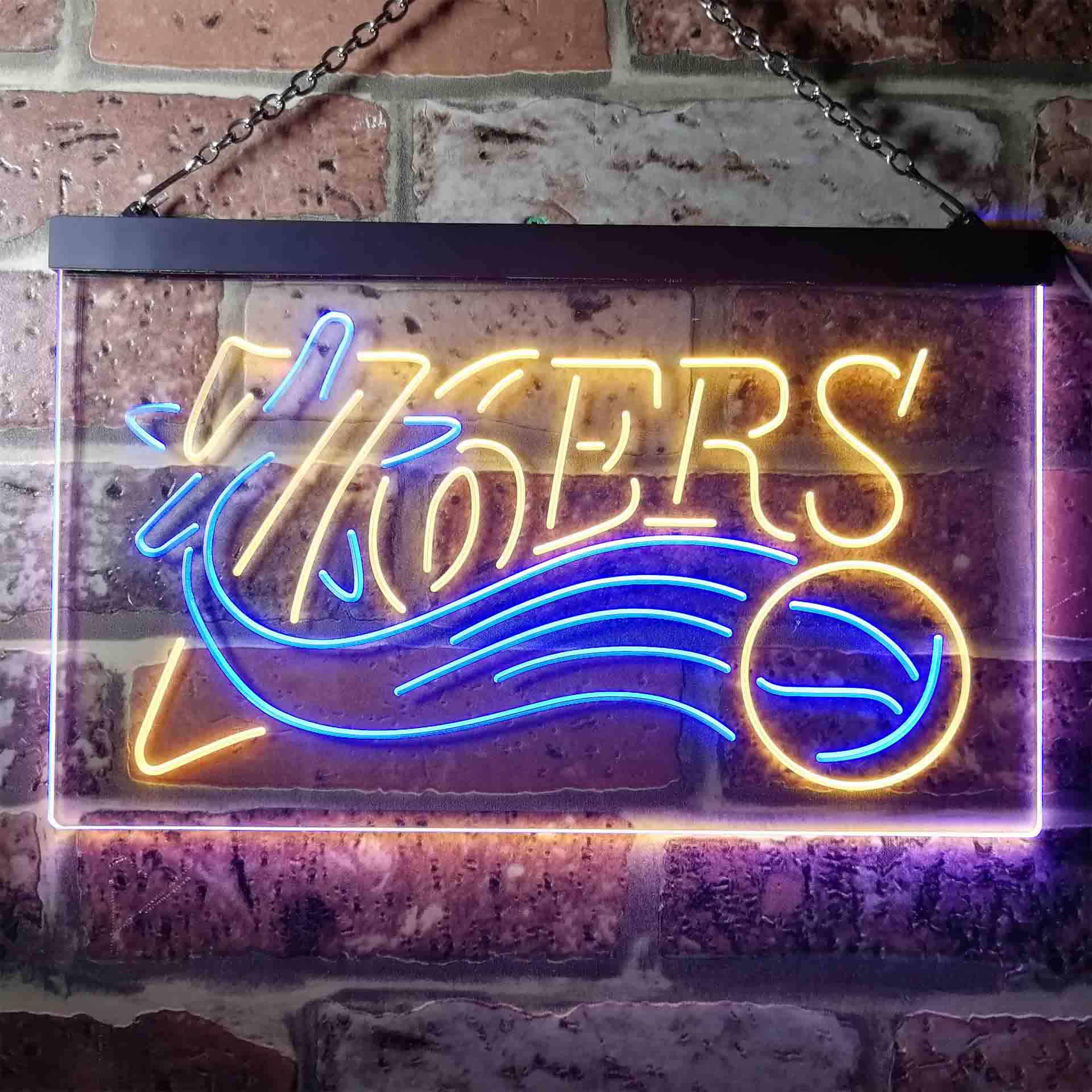 Philadelphia 76ers Man Cave Neon Sign