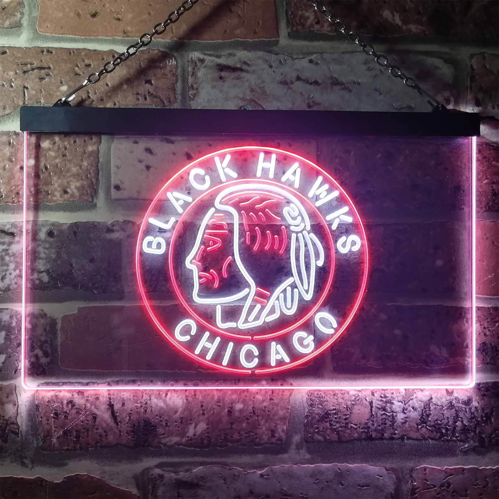 Chicago Sport Team Blackhawks Neon LED Sign