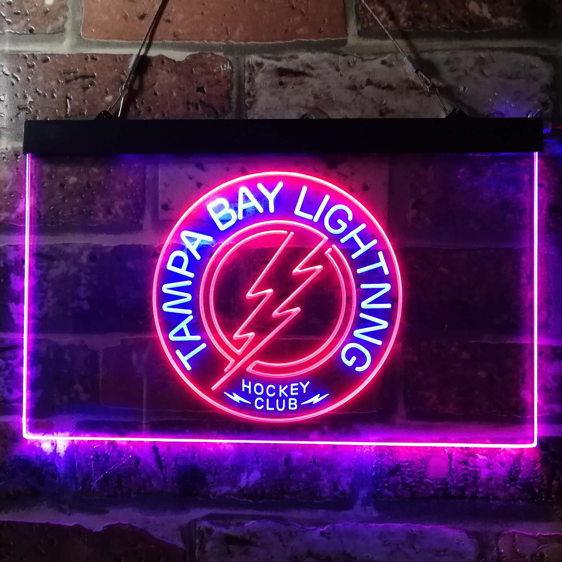 Tampa Bay Lightning Hockey Club Neon LED Sign