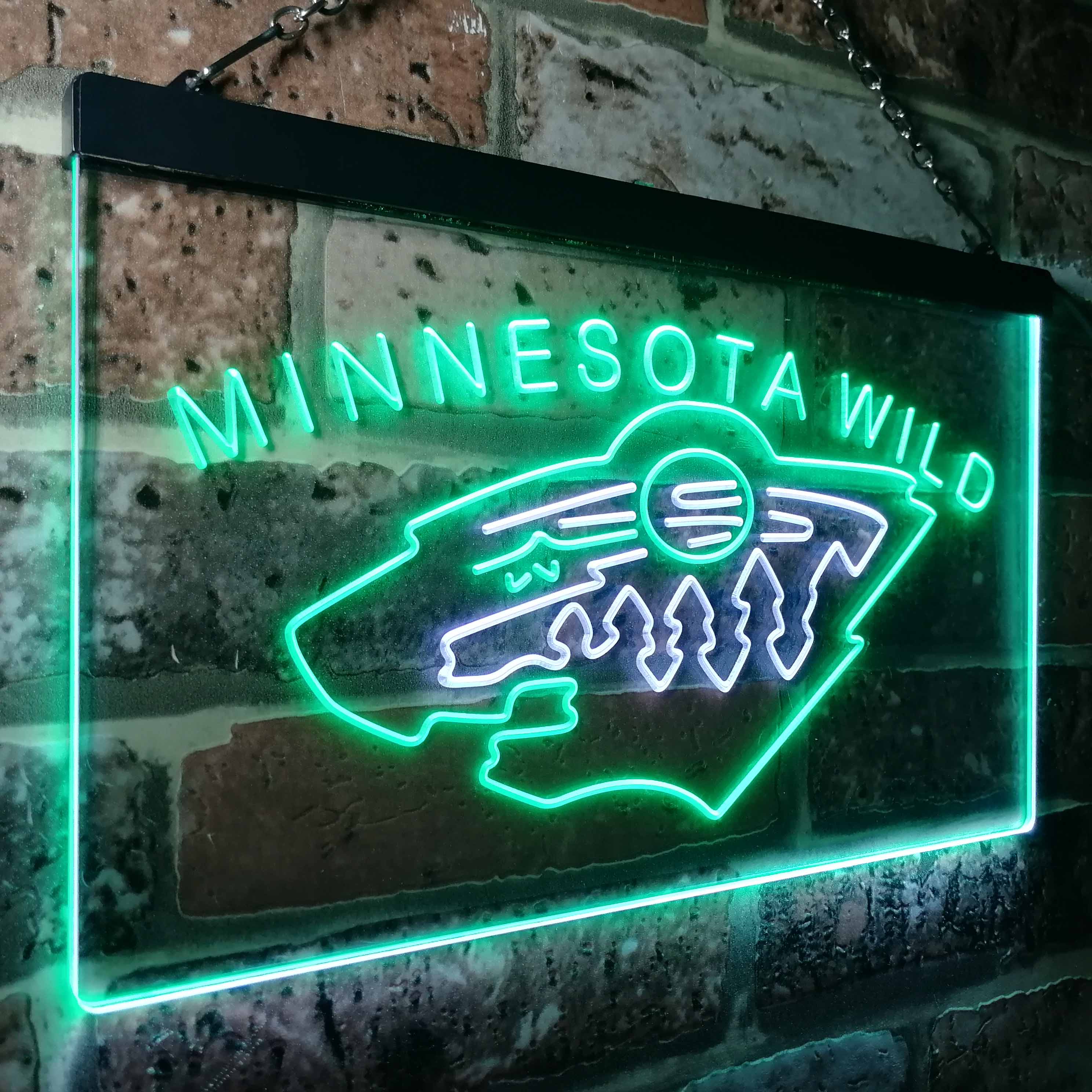 Minnesota Sport Team Wild Neon LED Sign