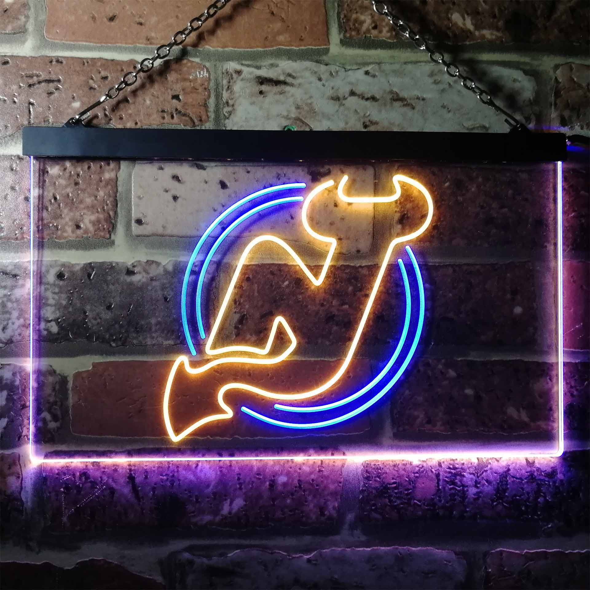 New Jersey Sport Team Devils Neon LED Sign
