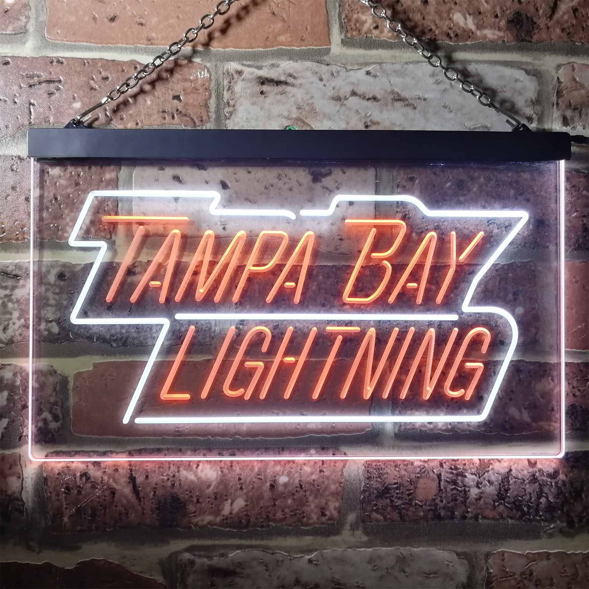 Tampa Bay Sport Team Lightning Script Neon LED Sign