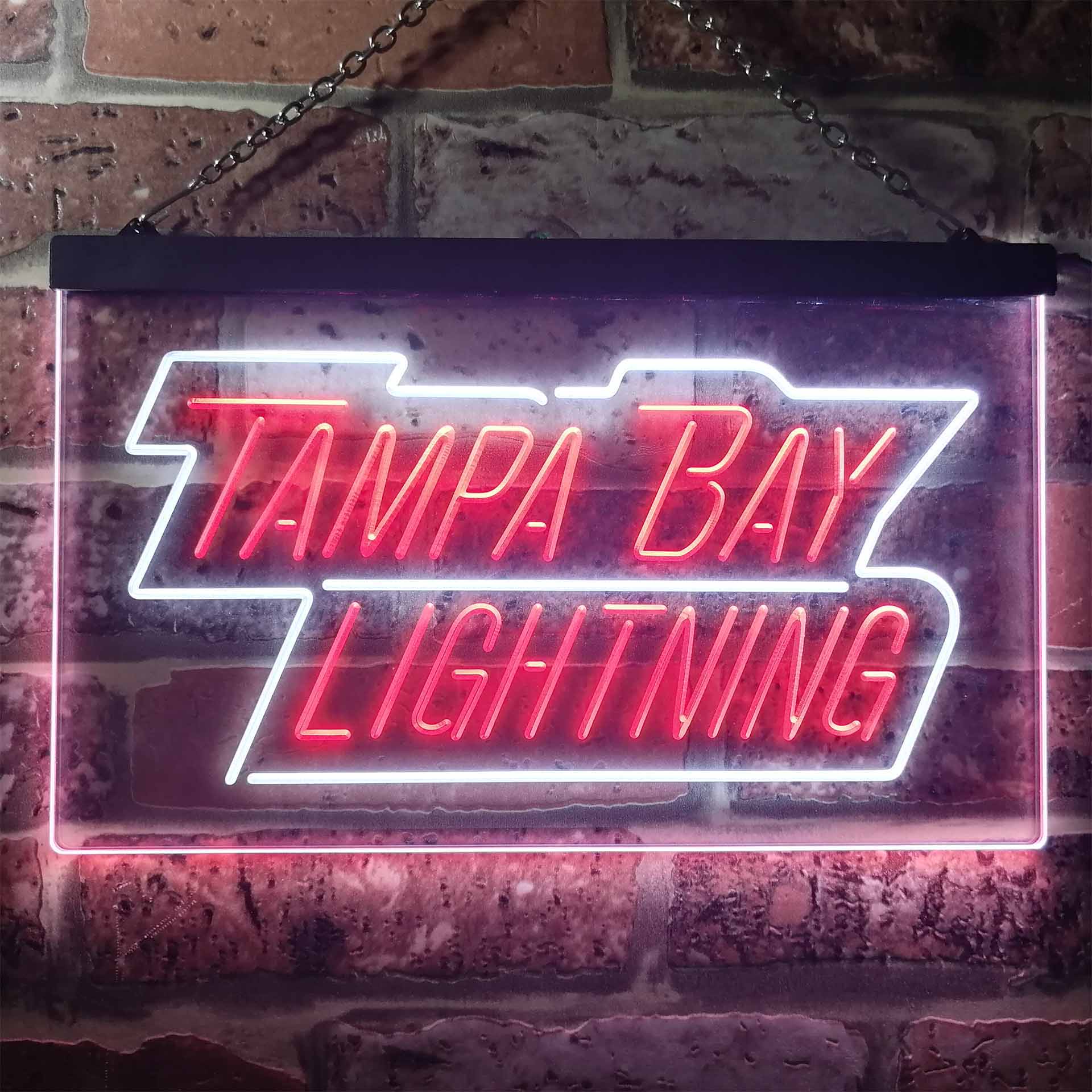 Tampa Bay Sport Team Lightning Script Neon LED Sign