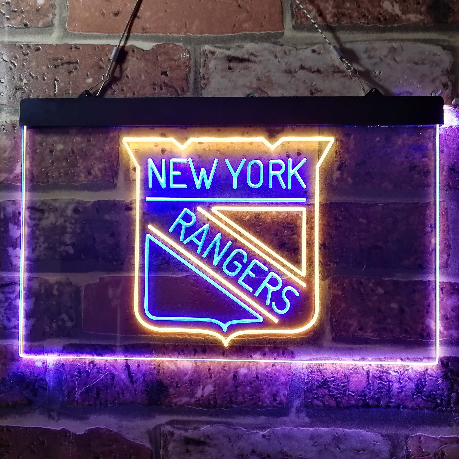 New York Rangers Logo Neon LED Sign