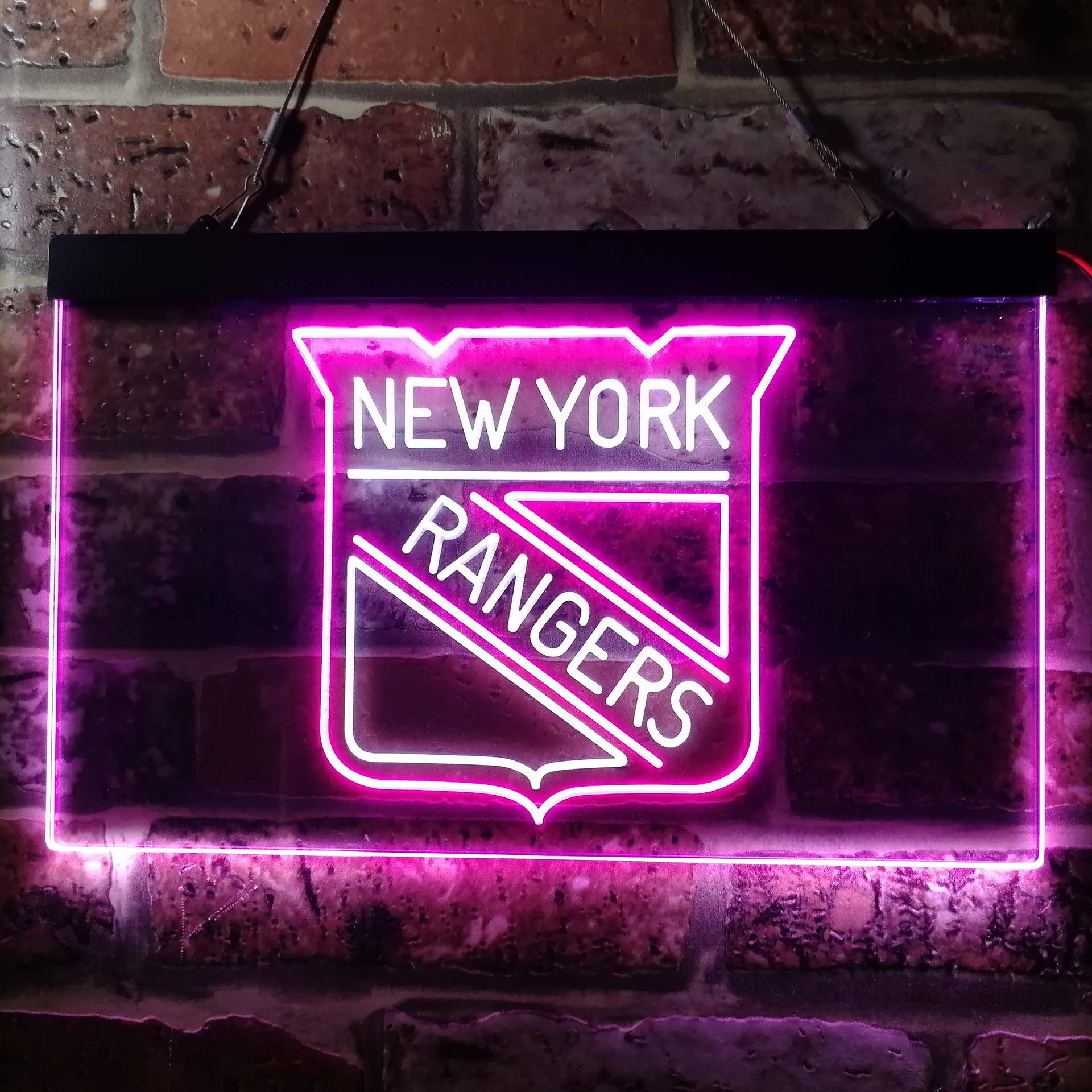 New York Rangers Logo Neon LED Sign