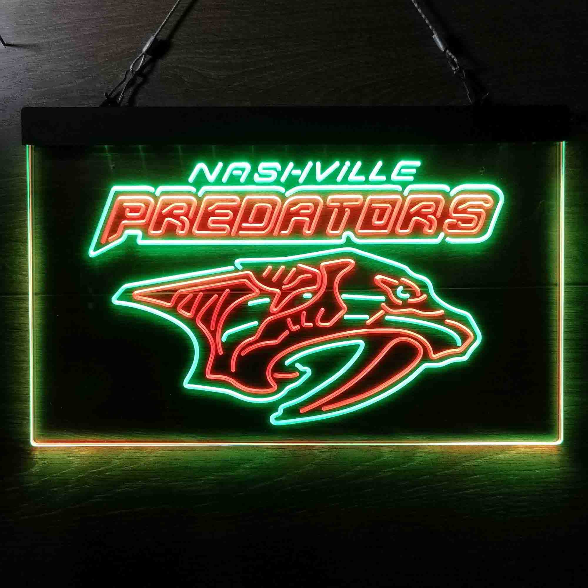 Nashville Predators Logo Neon LED Sign