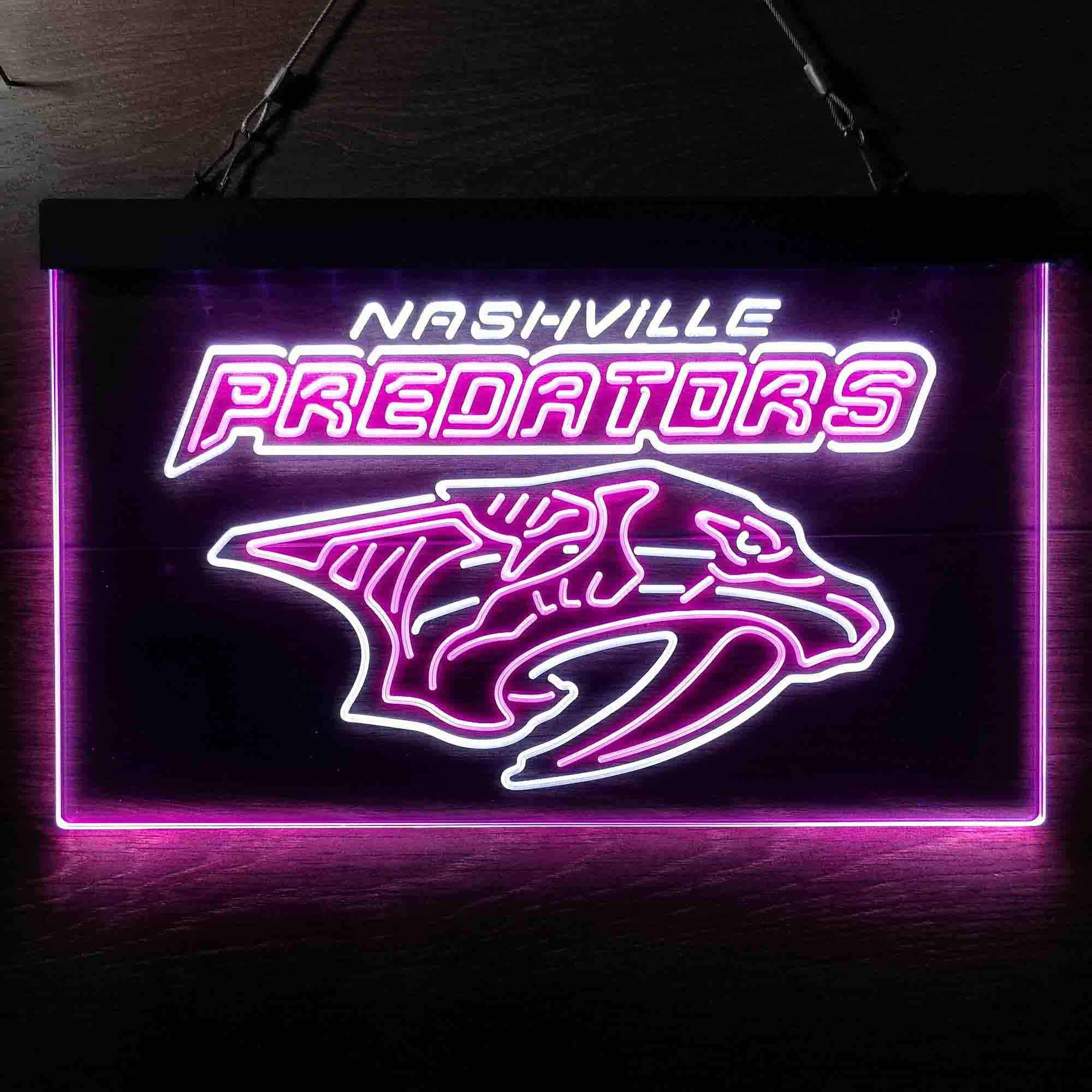 Nashville Predators Logo Neon LED Sign