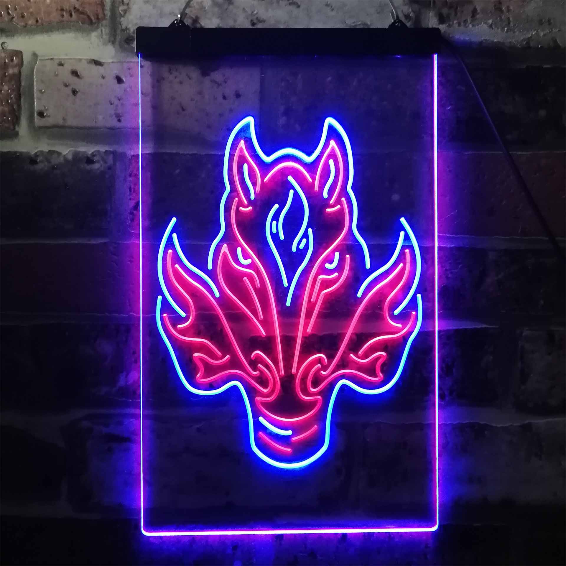 Calgary Sport Team Flames Neon LED Sign