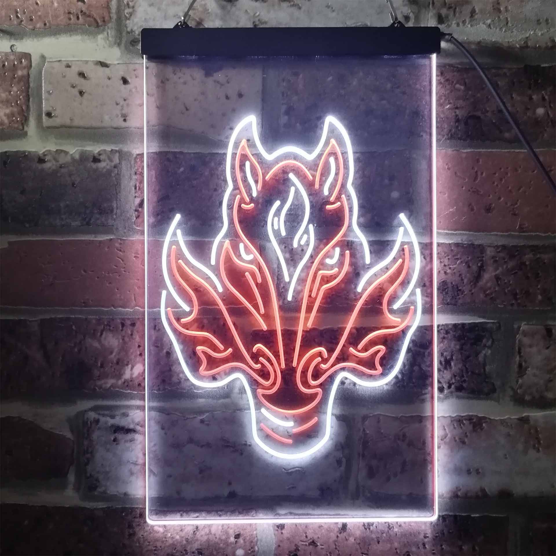 Calgary Sport Team Flames Neon LED Sign