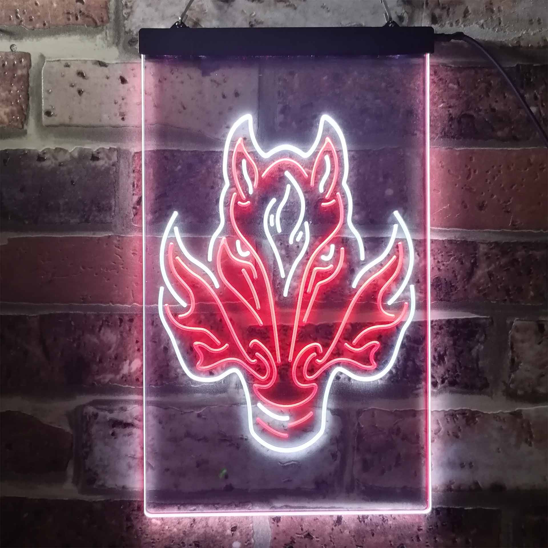 Calgary Sport Team Flames Neon LED Sign