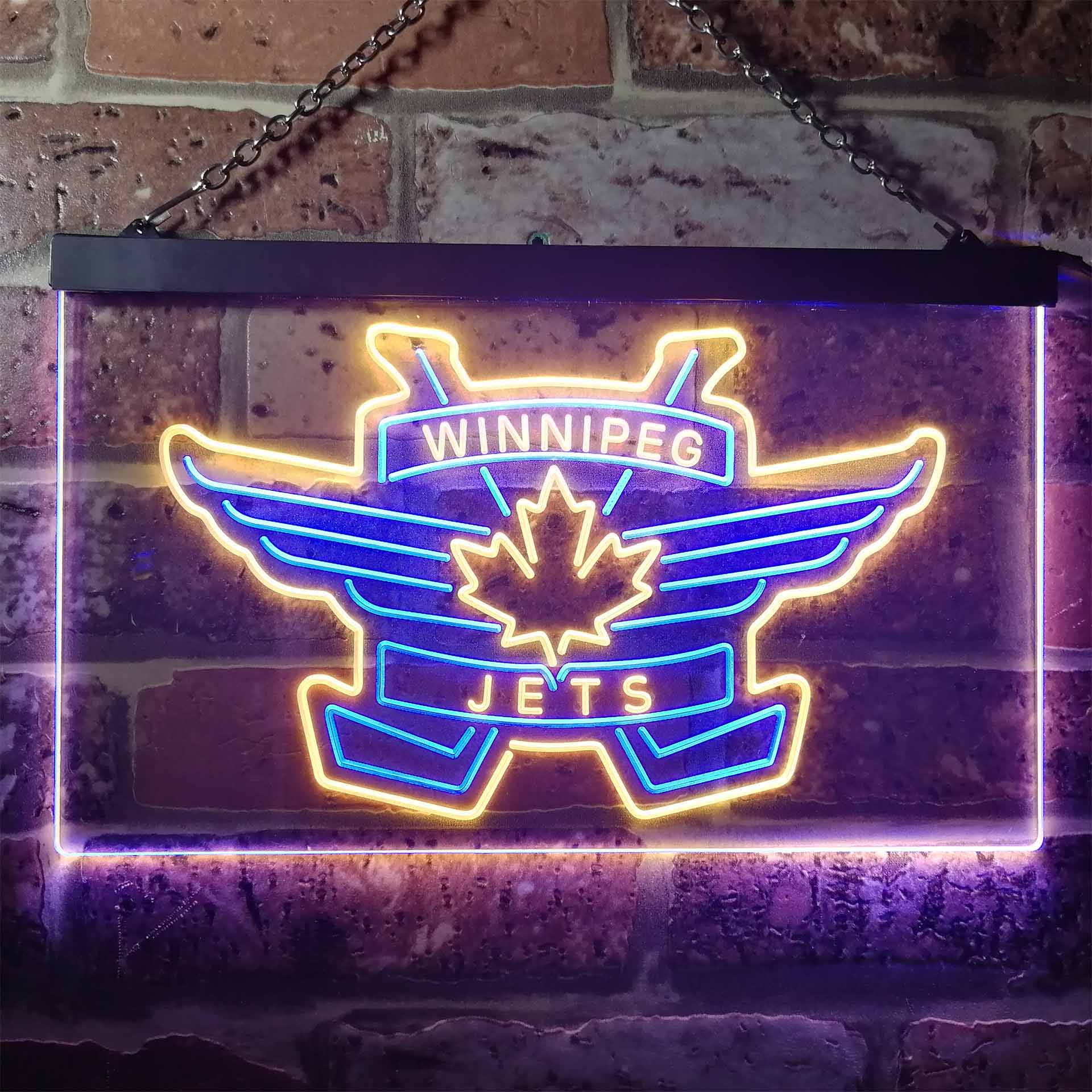 Winnipeg Sport Team Jets Logo Neon LED Sign