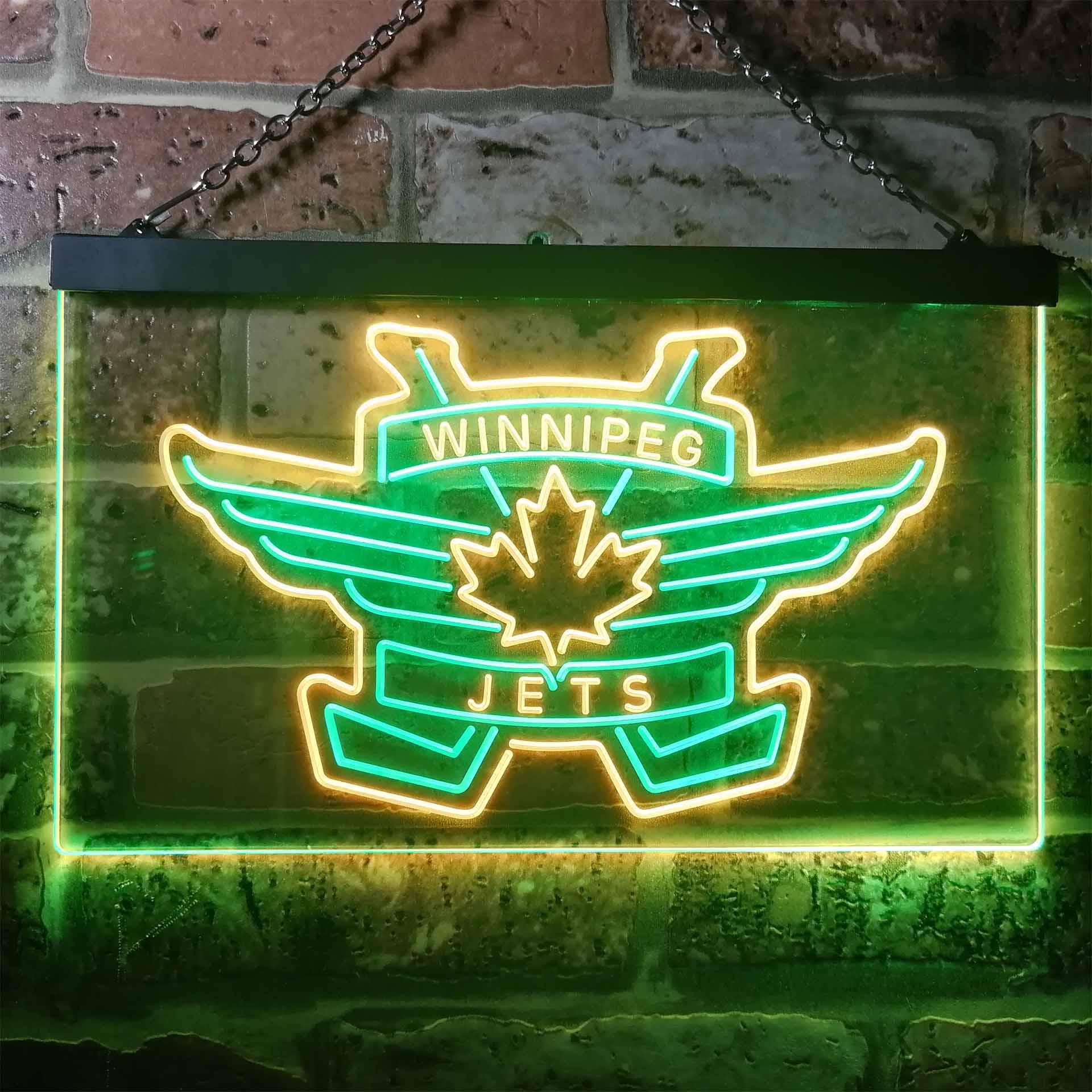 Winnipeg Sport Team Jets Logo Neon LED Sign