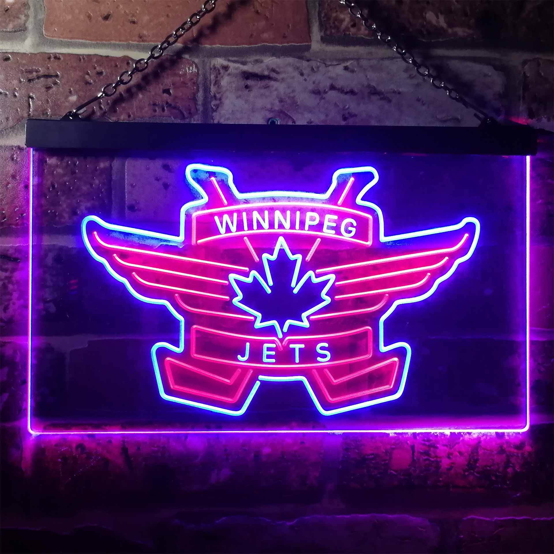 Winnipeg Sport Team Jets Logo Neon LED Sign