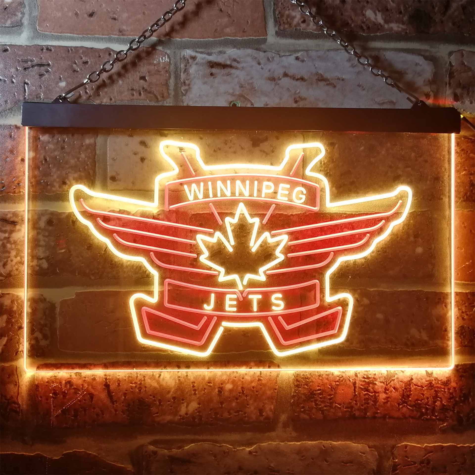 Winnipeg Sport Team Jets Logo Neon LED Sign