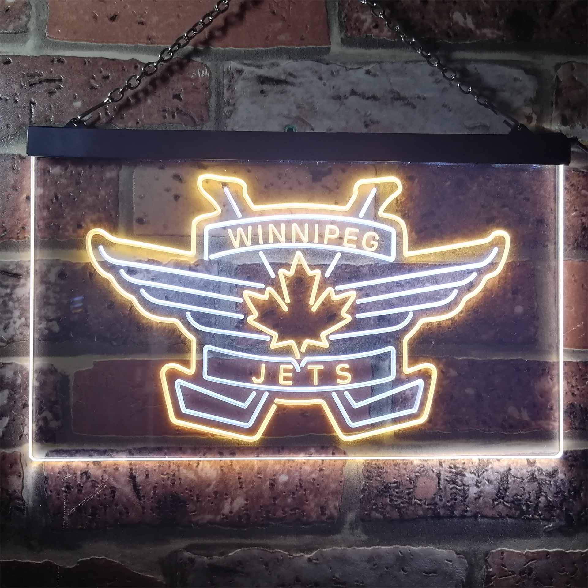 Winnipeg Sport Team Jets Logo Neon LED Sign