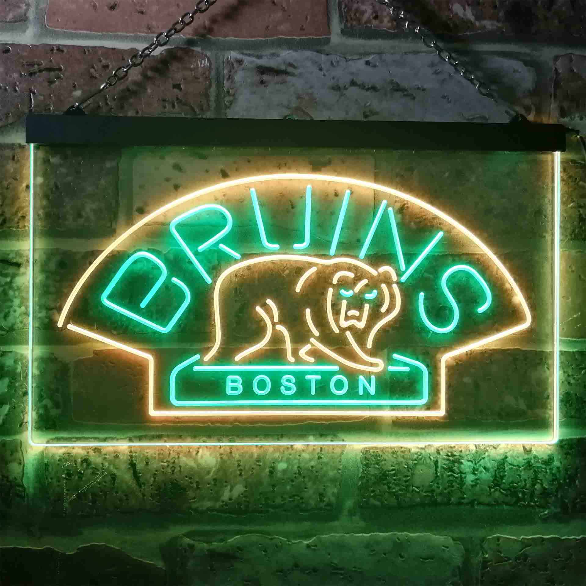 Boston Sport Team Bruins Neon LED Sign