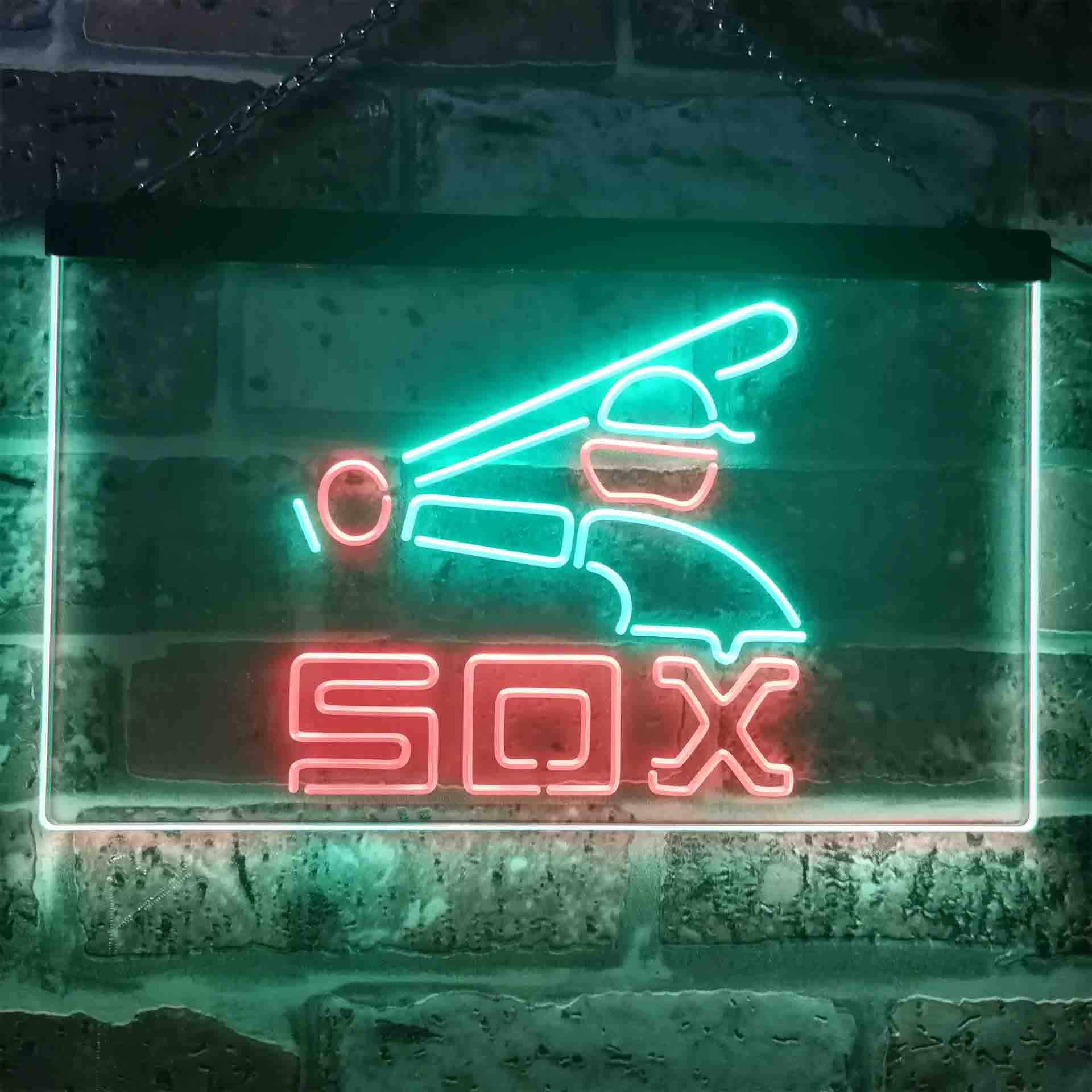 Chicago Sport Team 80s Throwback Neon LED Sign