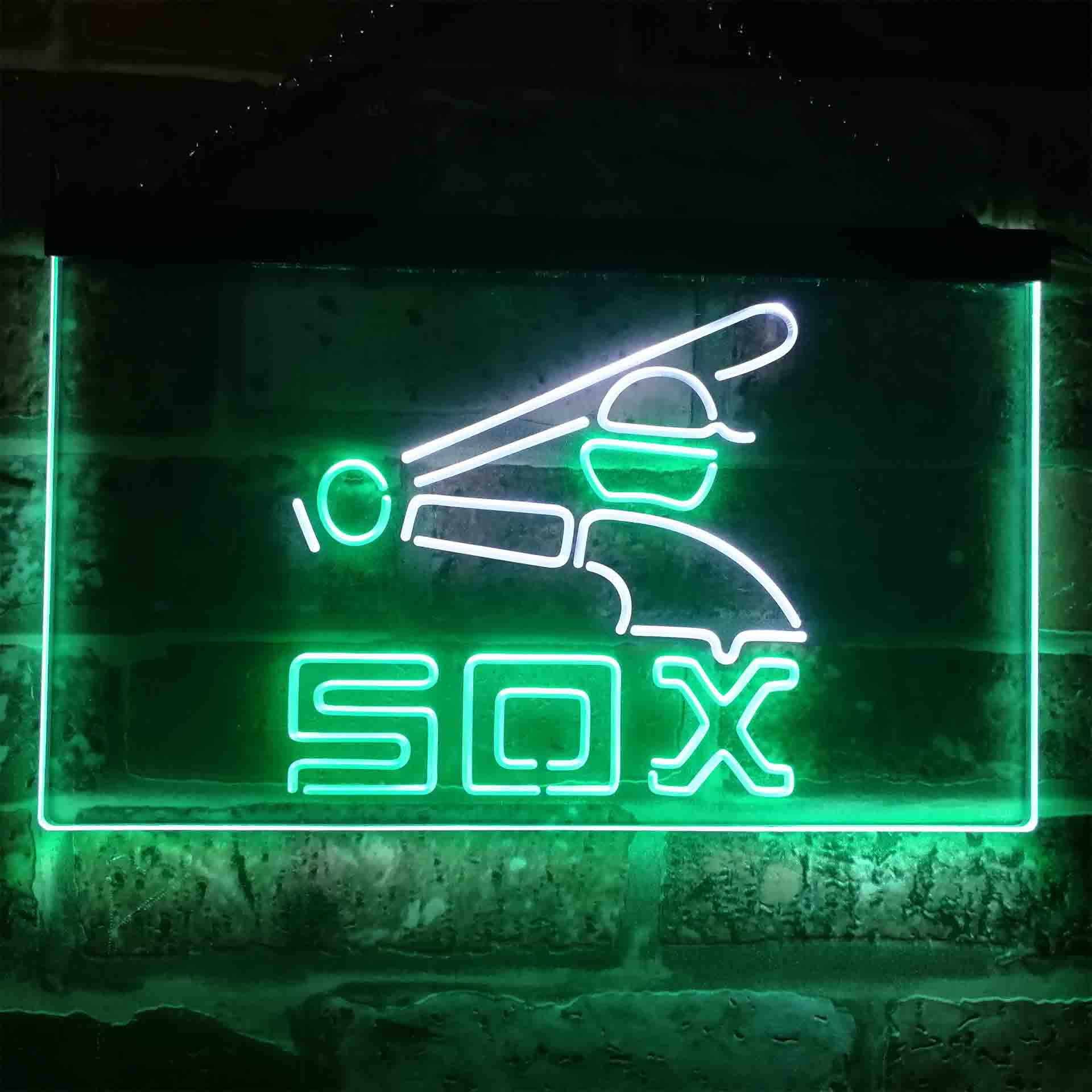 Chicago Sport Team 80s Throwback Neon LED Sign