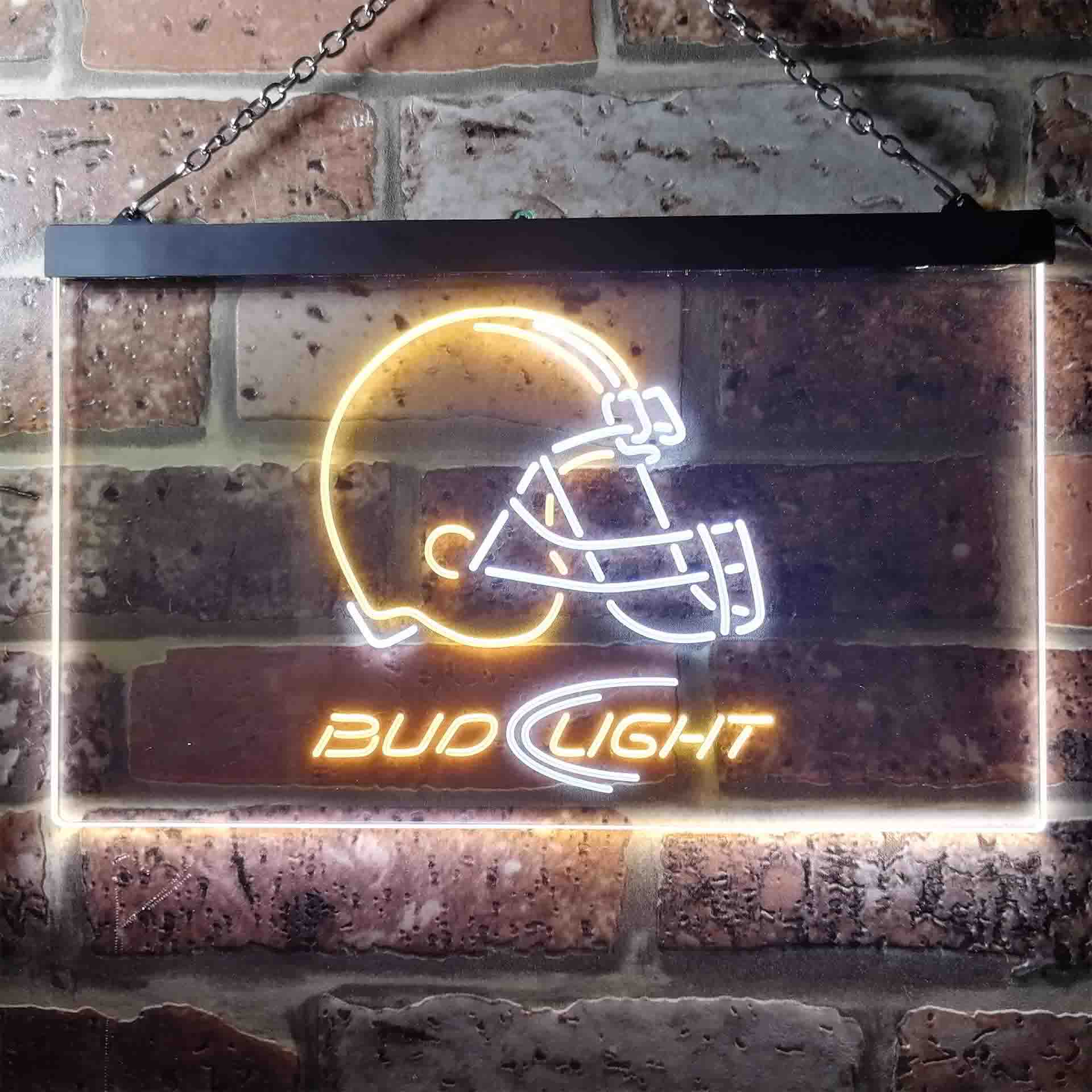 Cleveland Browns Bud Light 1 Neon LED Sign