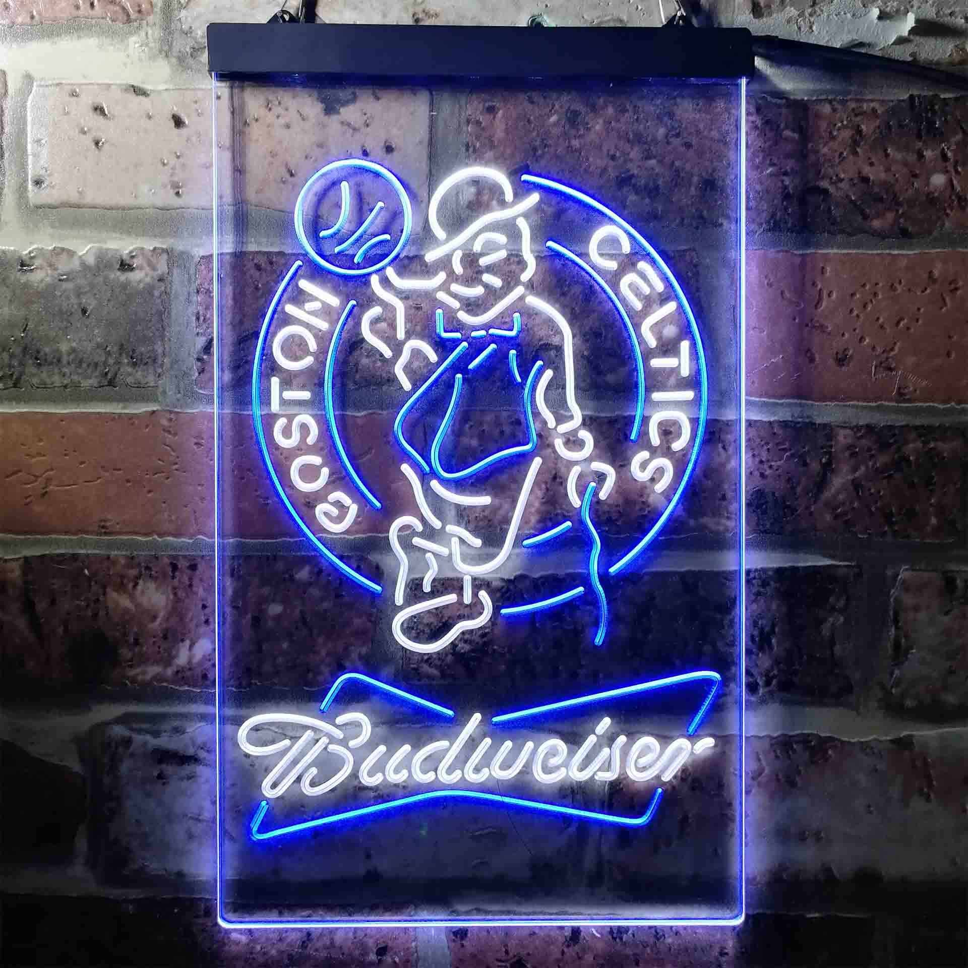 Boston Celtics Budweiser Neon LED Sign