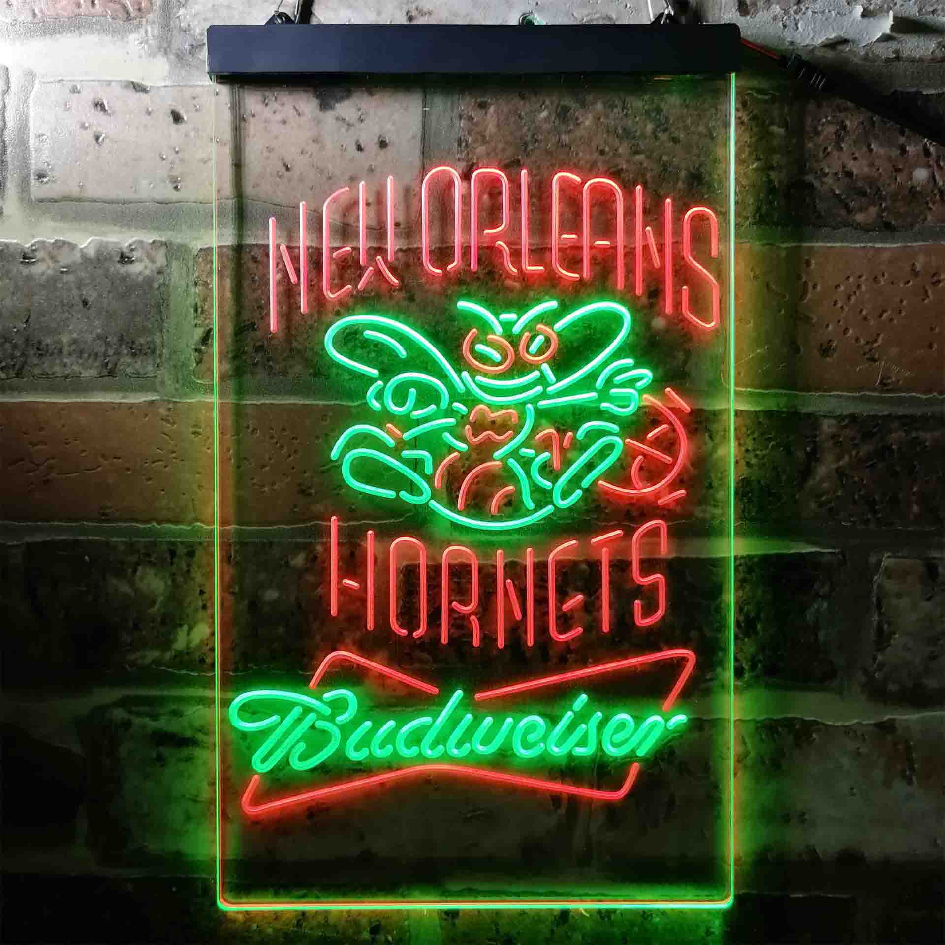 New Orleans Hornets NBA Budweiser Neon LED Sign