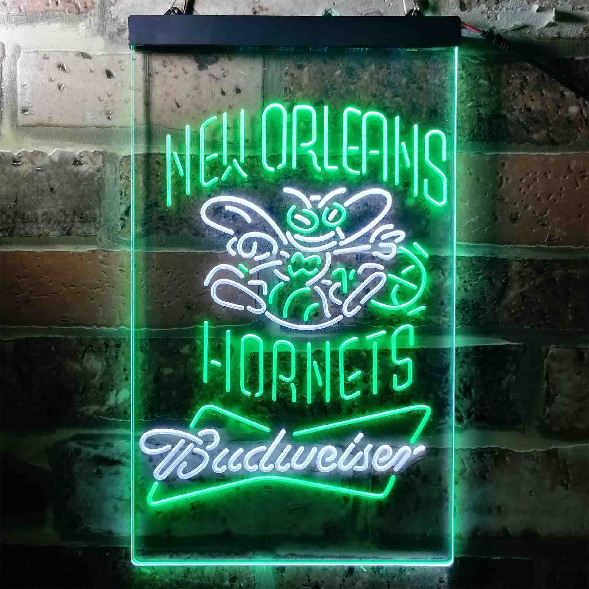 New Orleans Hornets NBA Budweiser Neon LED Sign