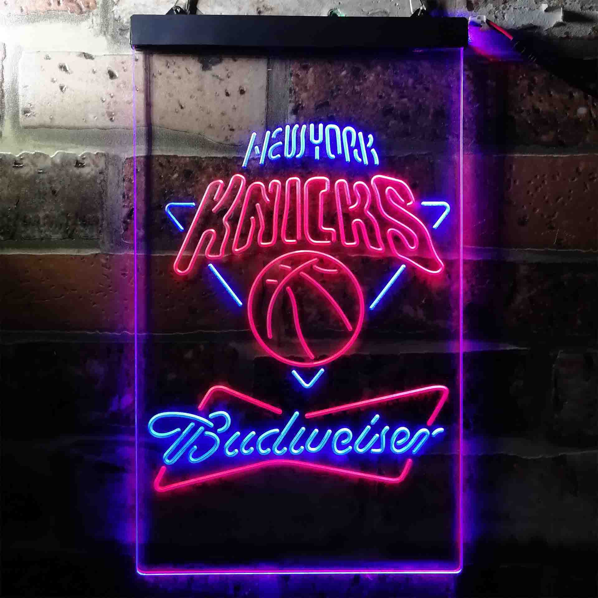 New York Knicks NBA Budweiser Neon LED Sign