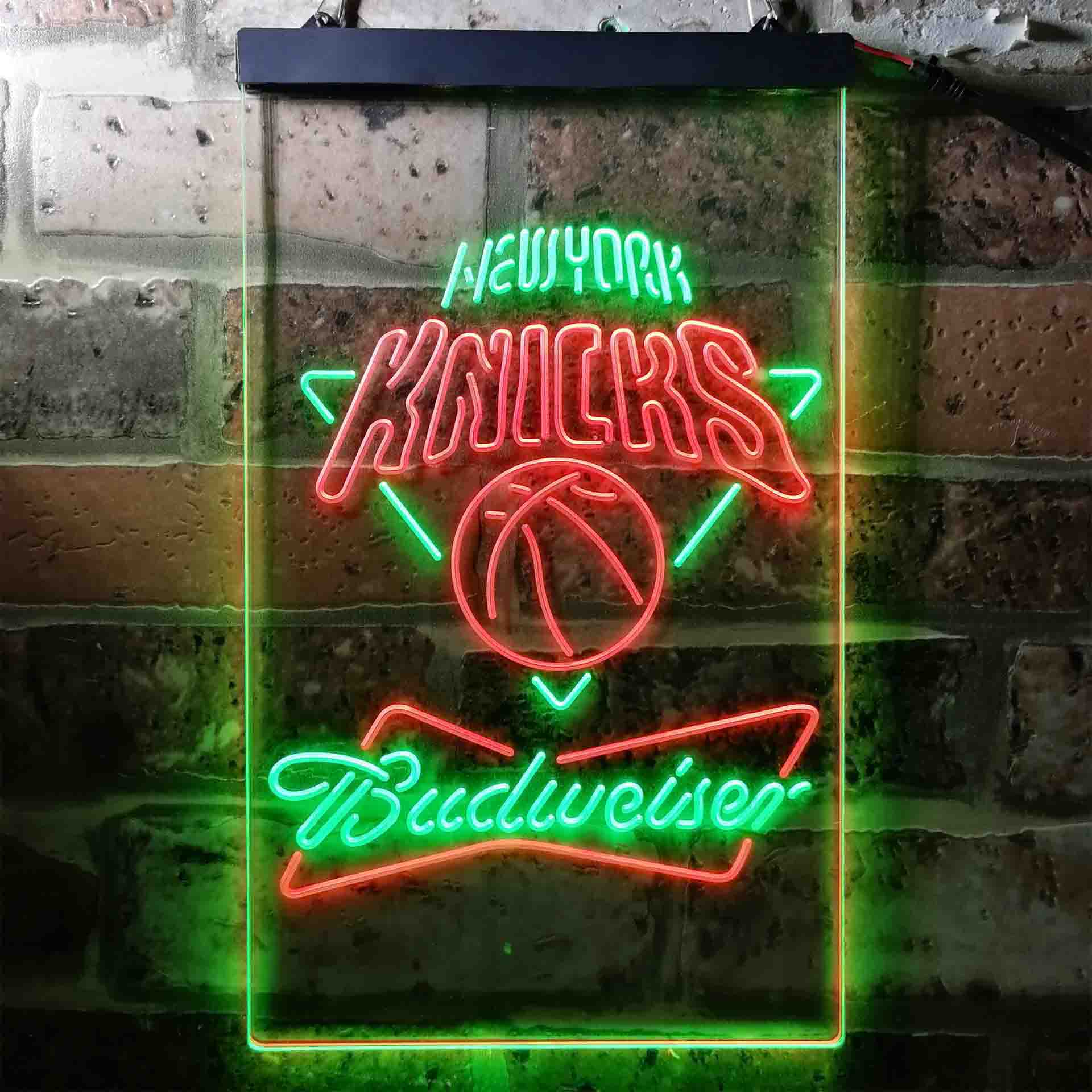 New York Knicks NBA Budweiser Neon LED Sign