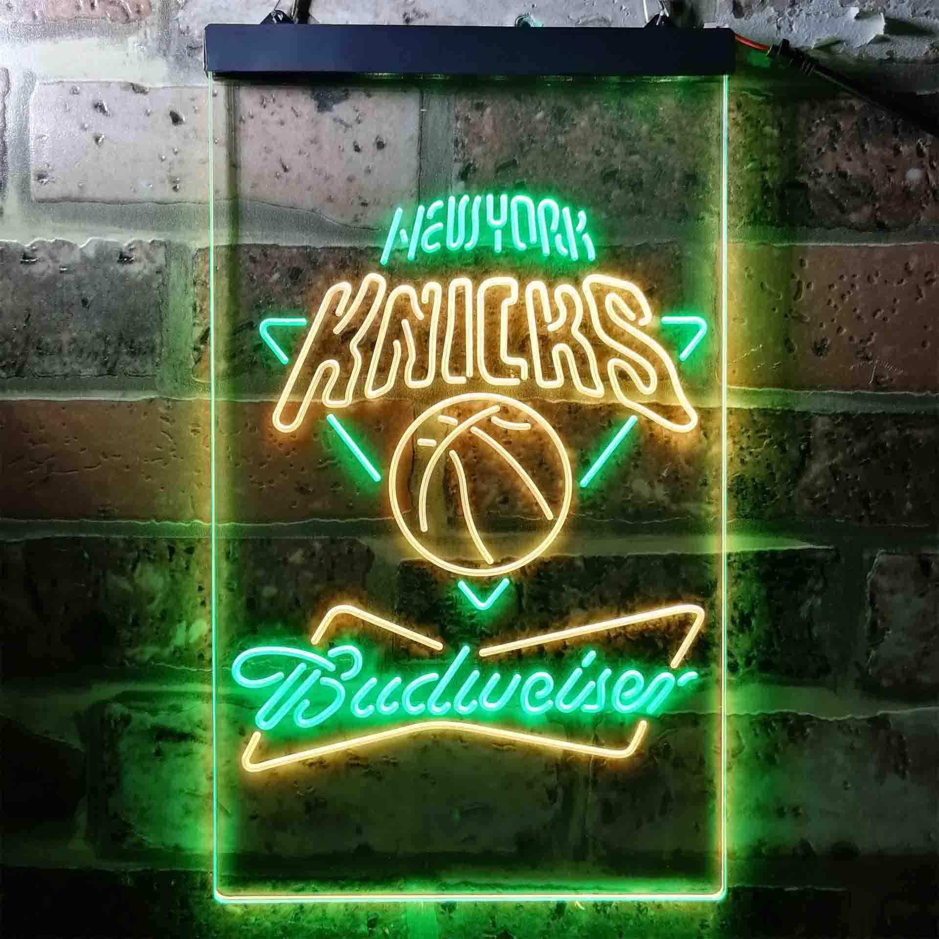 New York Knicks NBA Budweiser Neon LED Sign