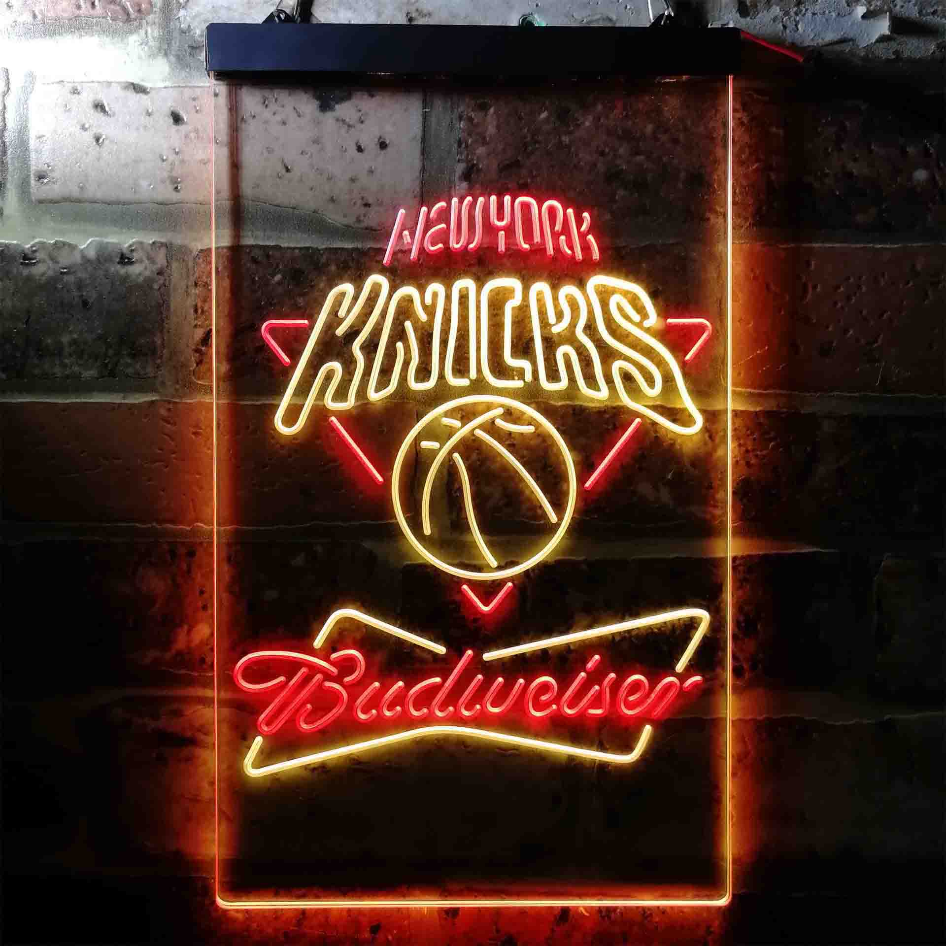 New York Knicks NBA Budweiser Neon LED Sign