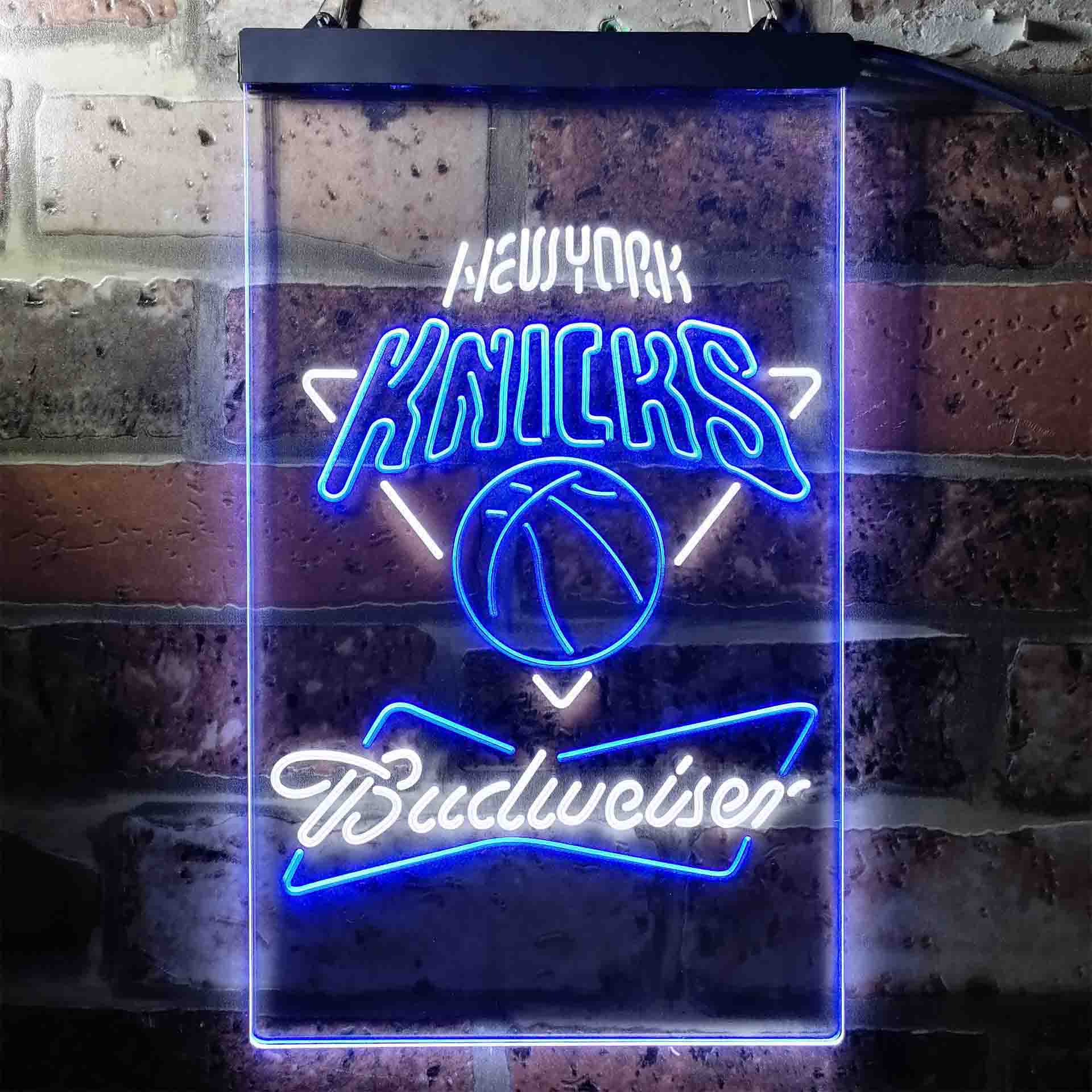 New York Knicks NBA Budweiser Neon LED Sign