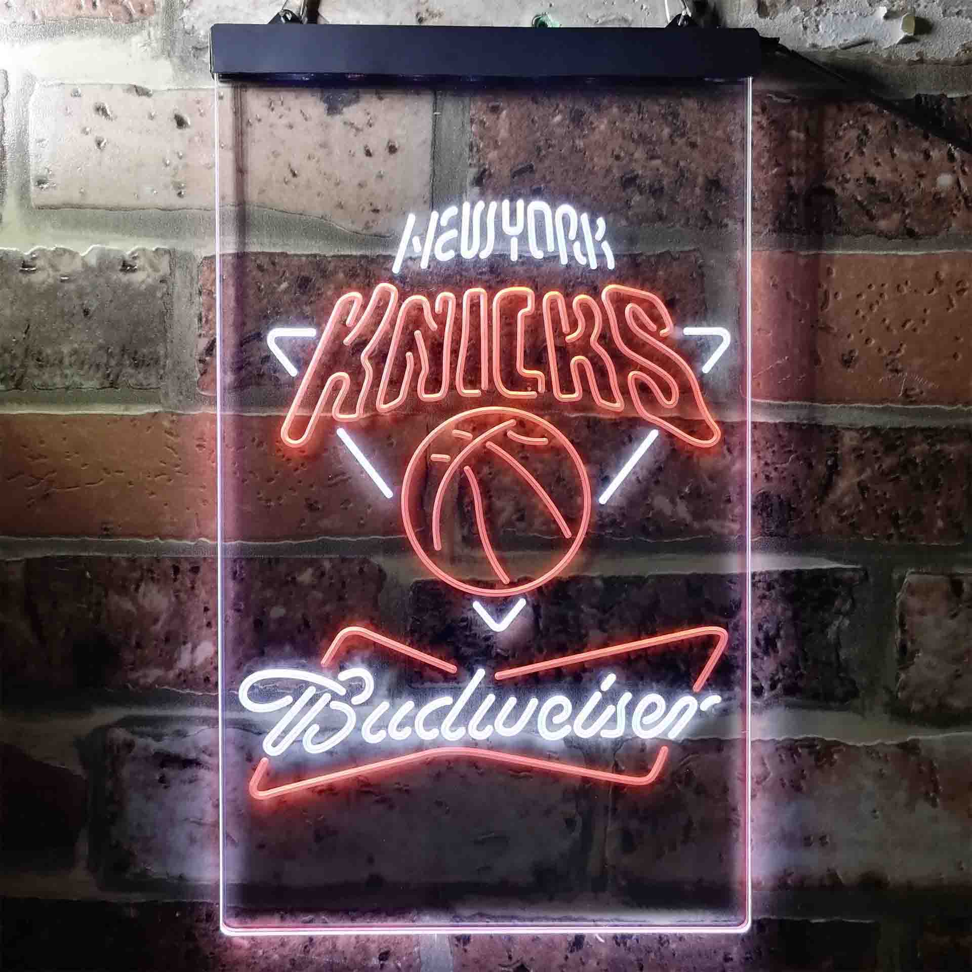 New York Knicks NBA Budweiser Neon LED Sign