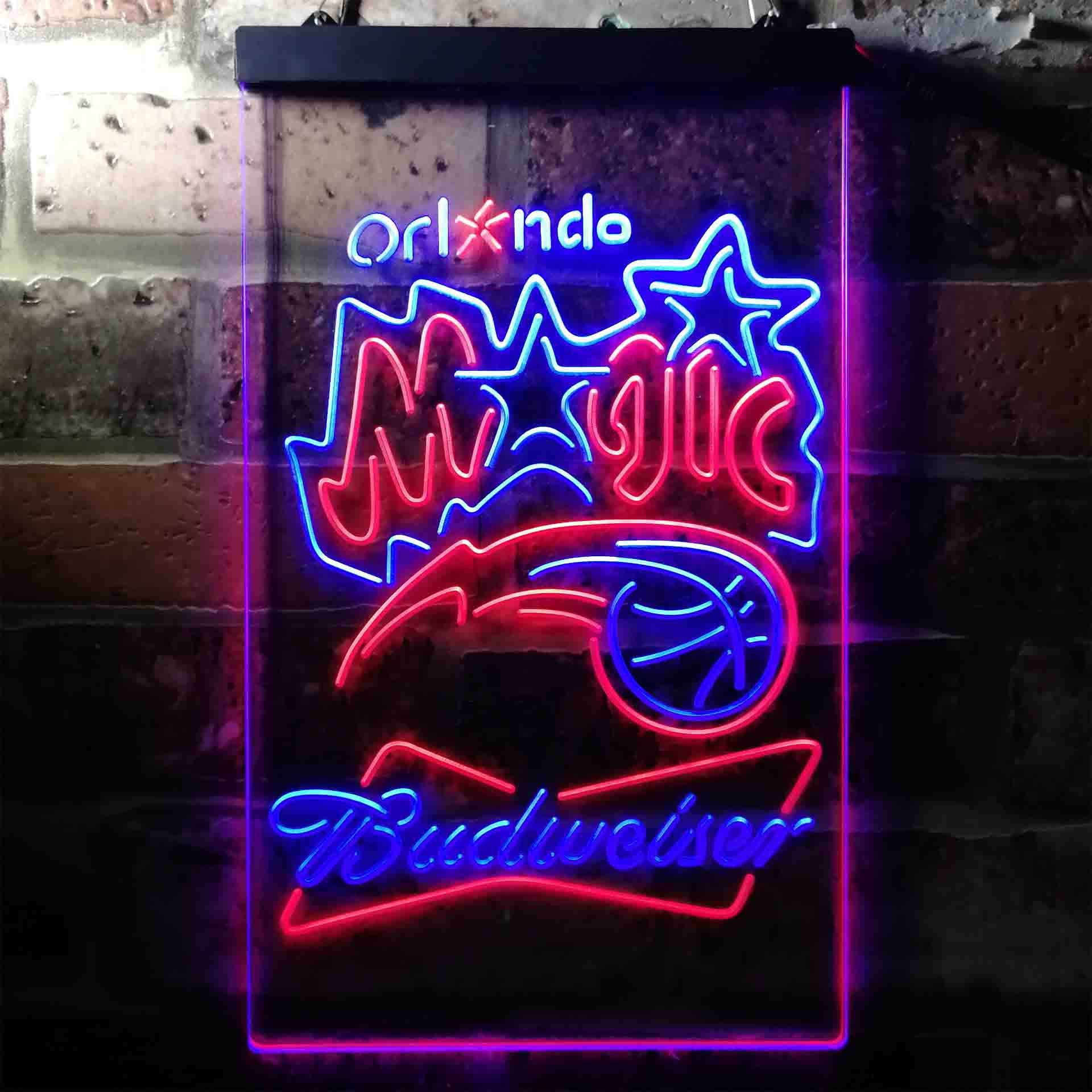 Orlando Magic NBA Budweiser Neon LED Sign