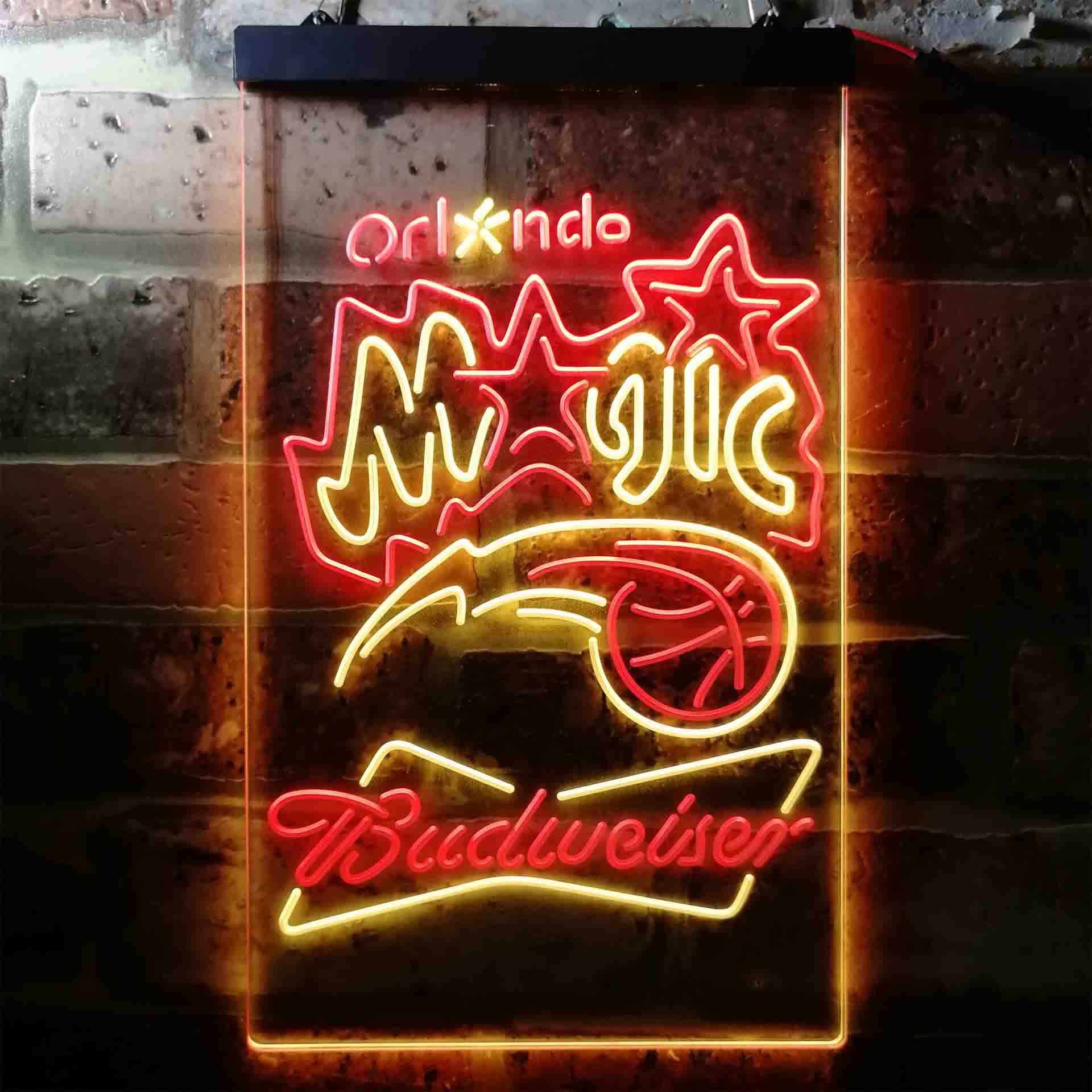 Orlando Magic NBA Budweiser Neon LED Sign