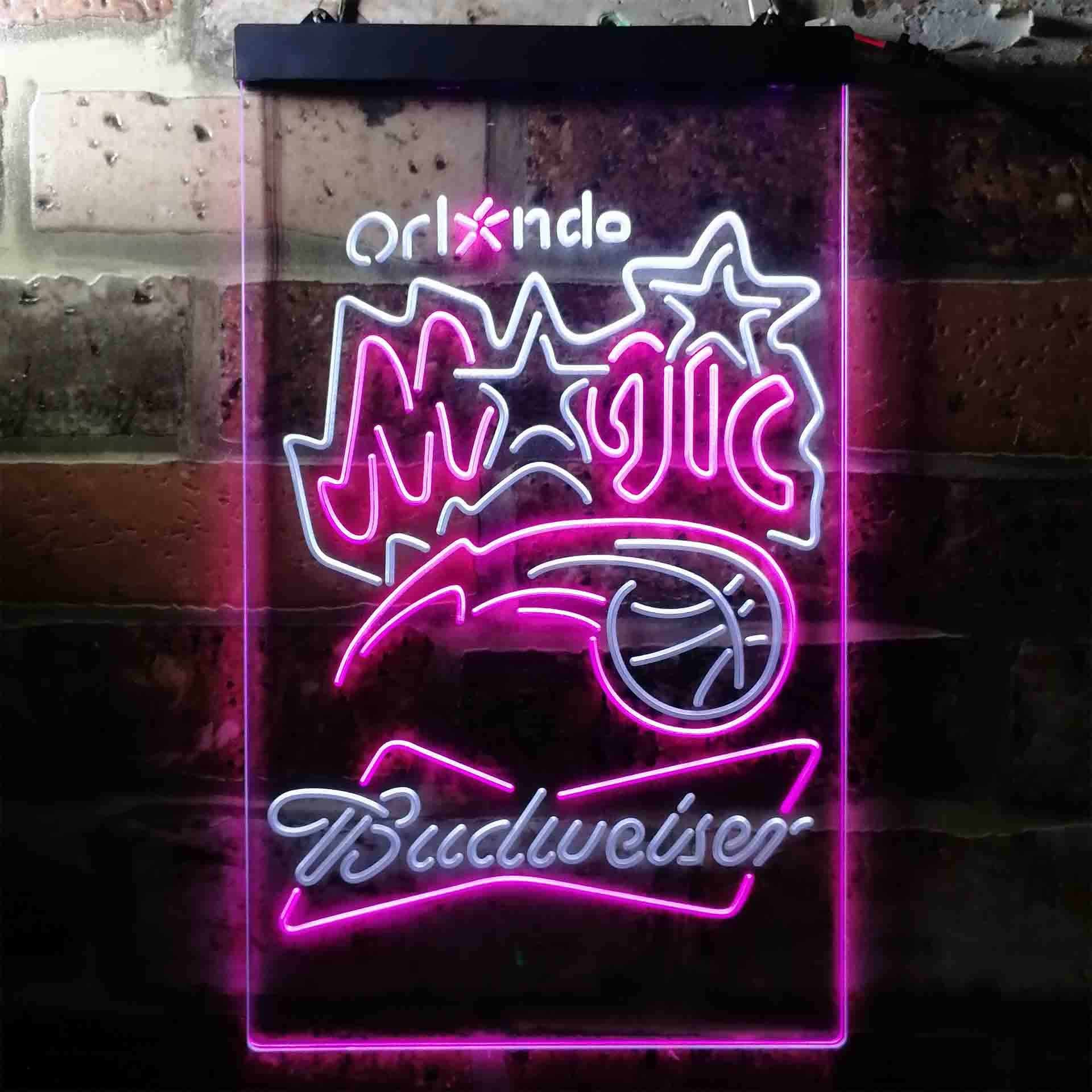 Orlando Magic NBA Budweiser Neon LED Sign