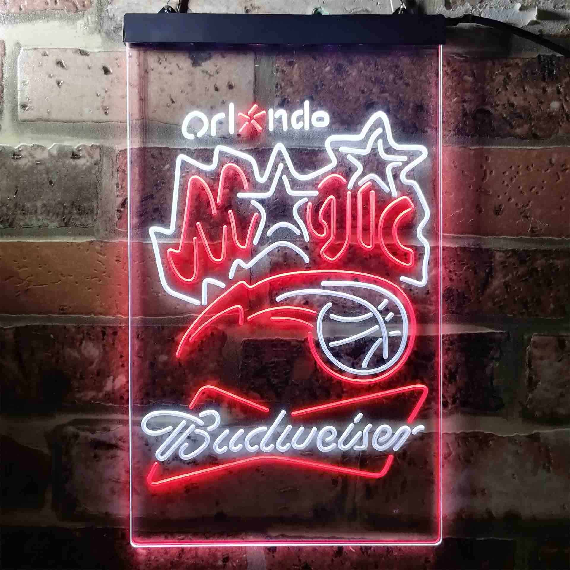 Orlando Magic NBA Budweiser Neon LED Sign