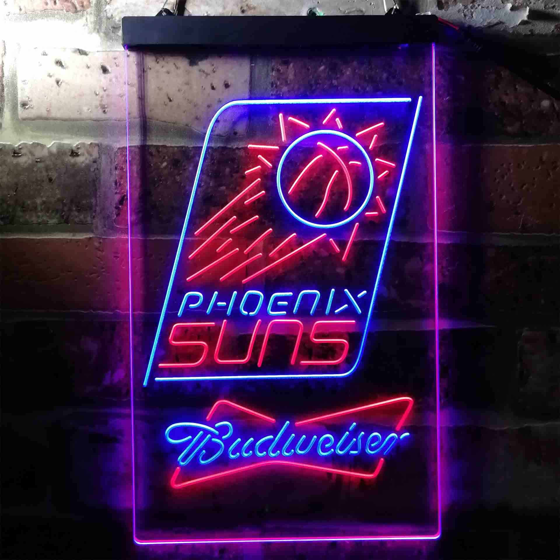 Phoenix Suns NBA Budweiser Neon LED Sign