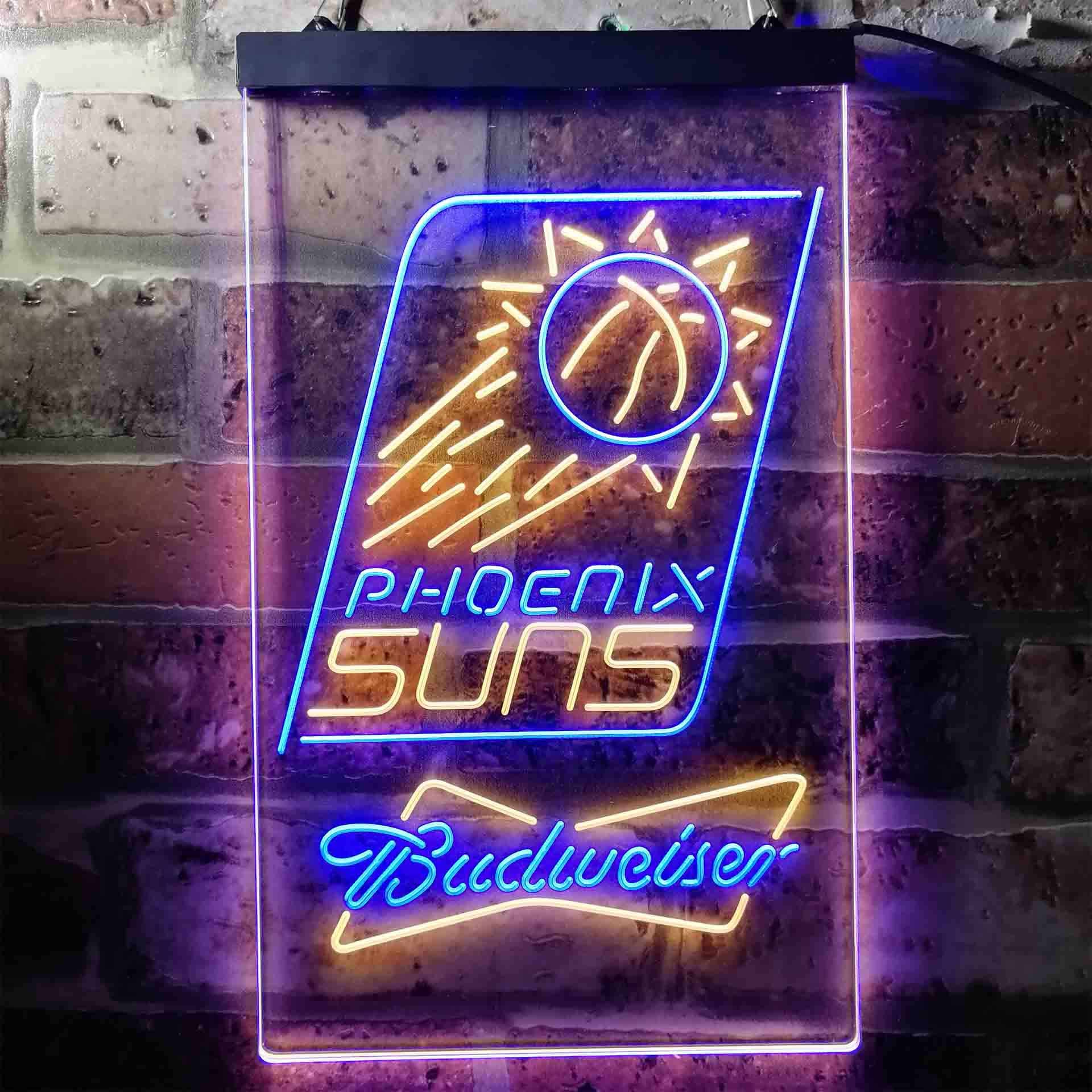 Phoenix Suns NBA Budweiser Neon LED Sign