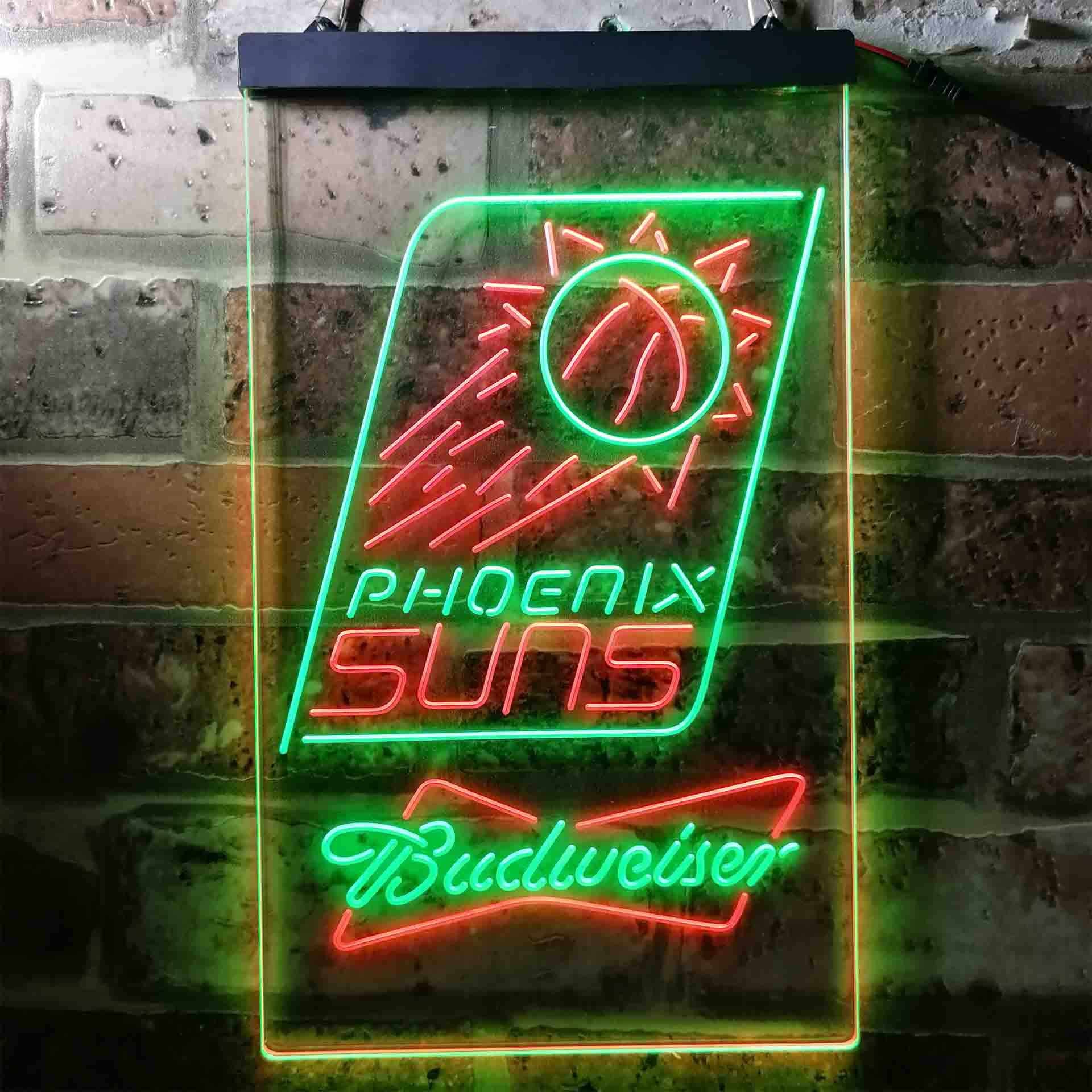 Phoenix Suns NBA Budweiser Neon LED Sign