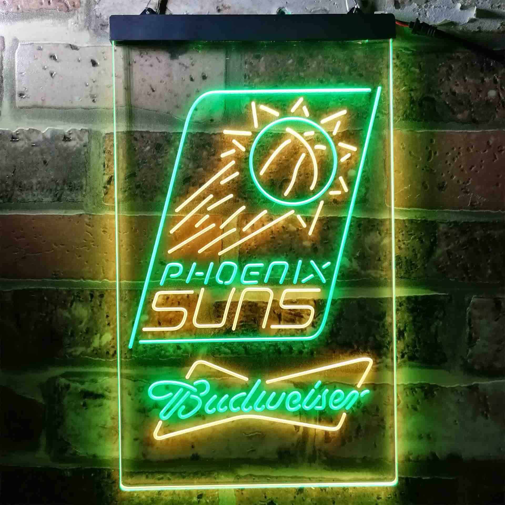 Phoenix Suns NBA Budweiser Neon LED Sign