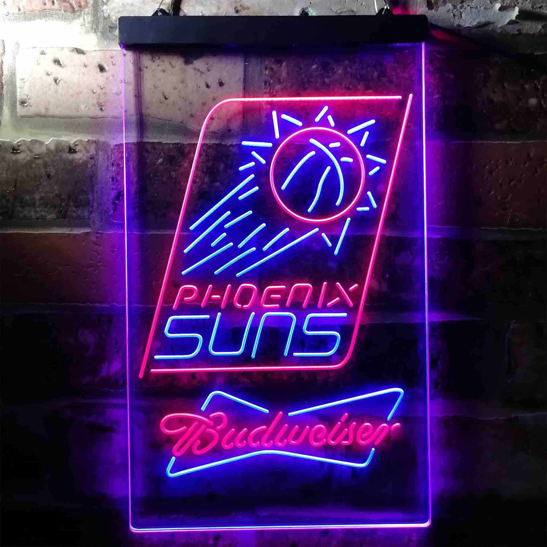 Phoenix Suns NBA Budweiser Neon LED Sign