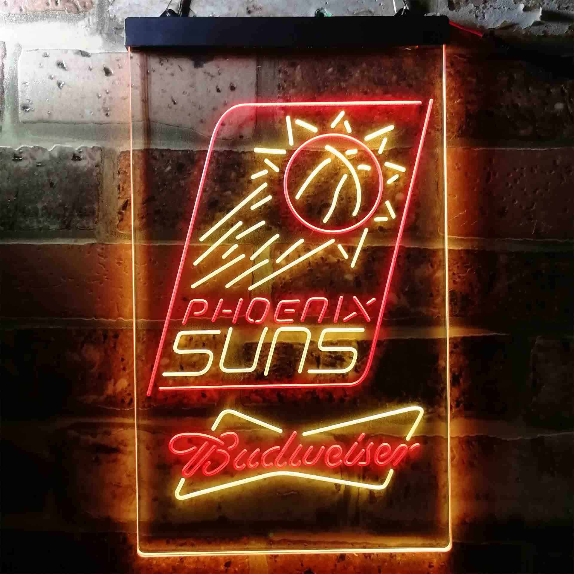 Phoenix Suns NBA Budweiser Neon LED Sign