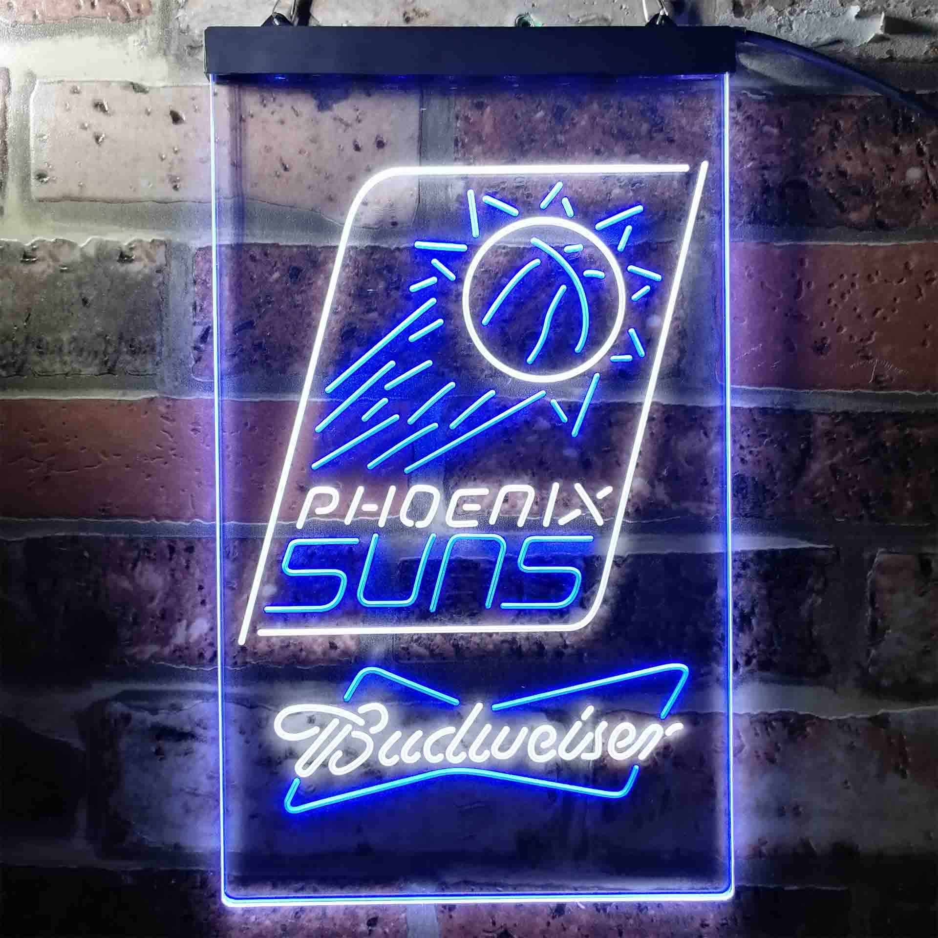 Phoenix Suns NBA Budweiser Neon LED Sign