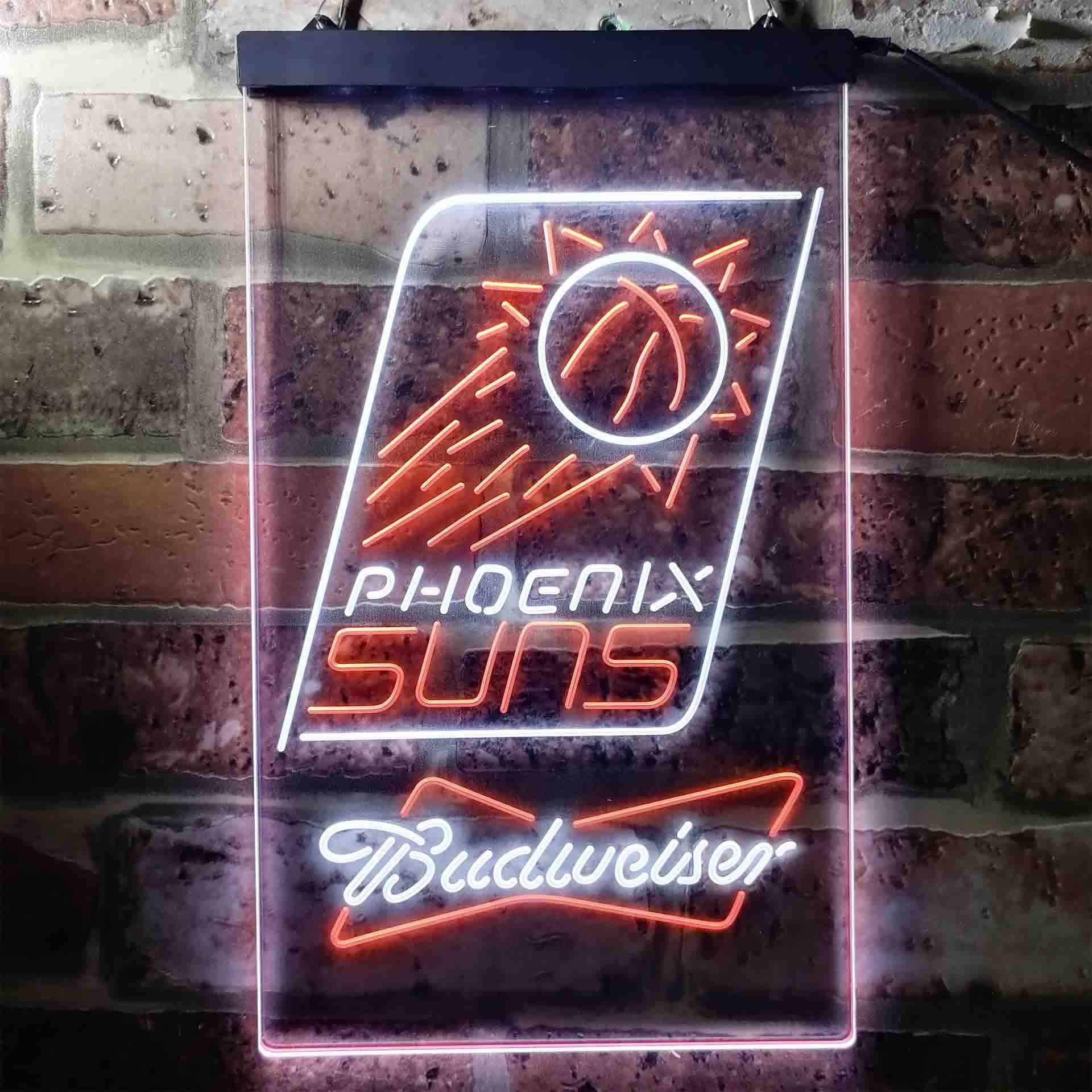 Phoenix Suns NBA Budweiser Neon LED Sign