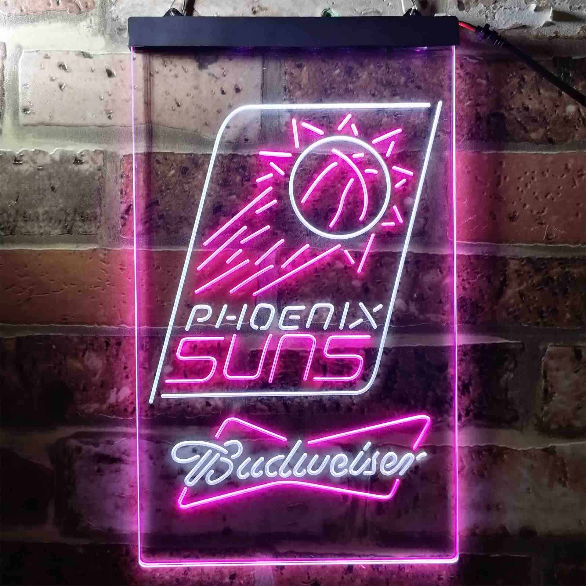 Phoenix Suns NBA Budweiser Neon LED Sign