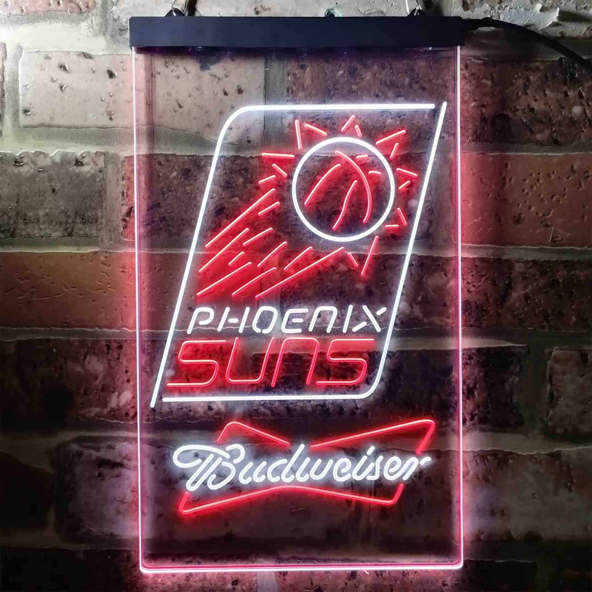 Phoenix Suns NBA Budweiser Neon LED Sign