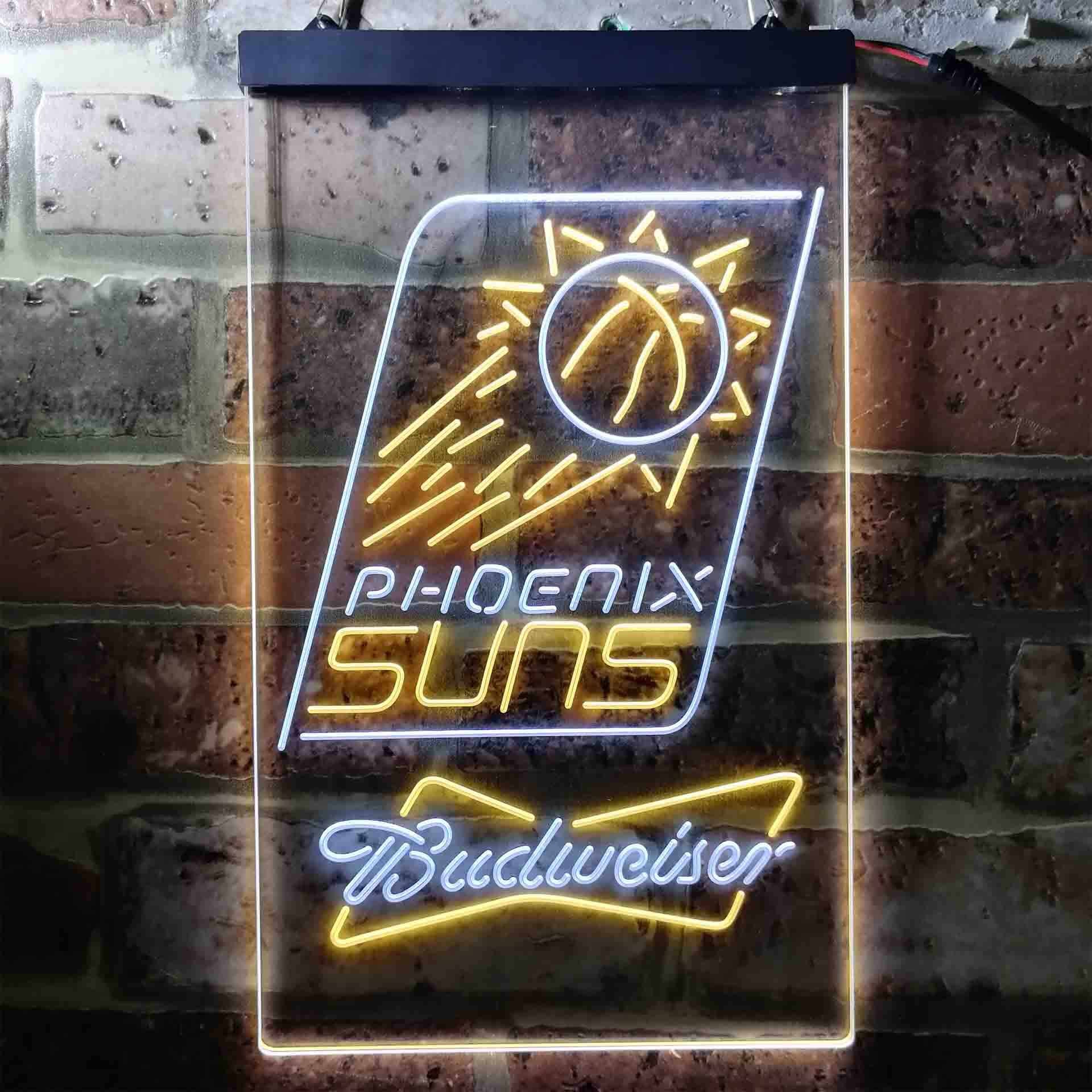 Phoenix Suns NBA Budweiser Neon LED Sign