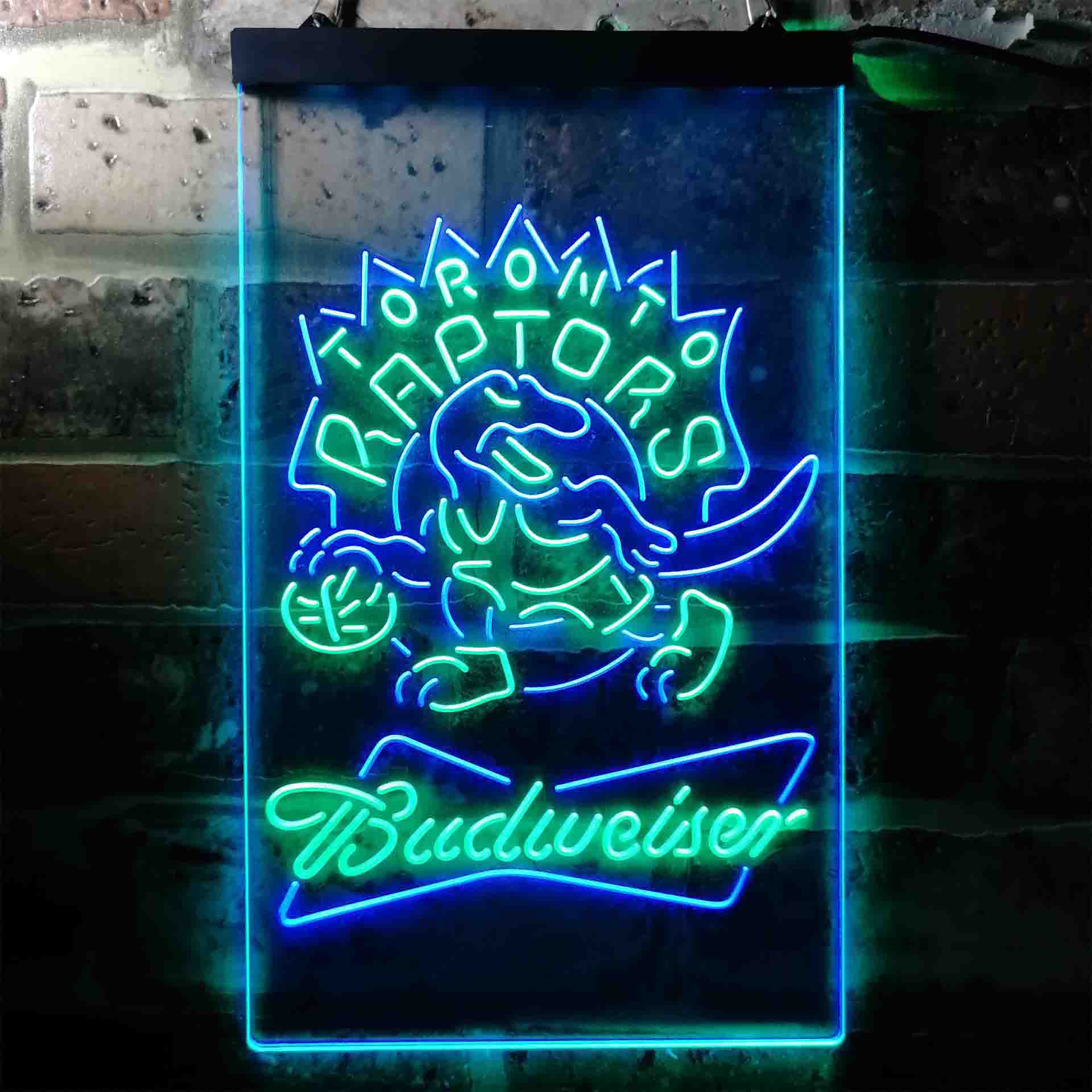 Toronto Raptors NBA Budweiser Neon LED Sign