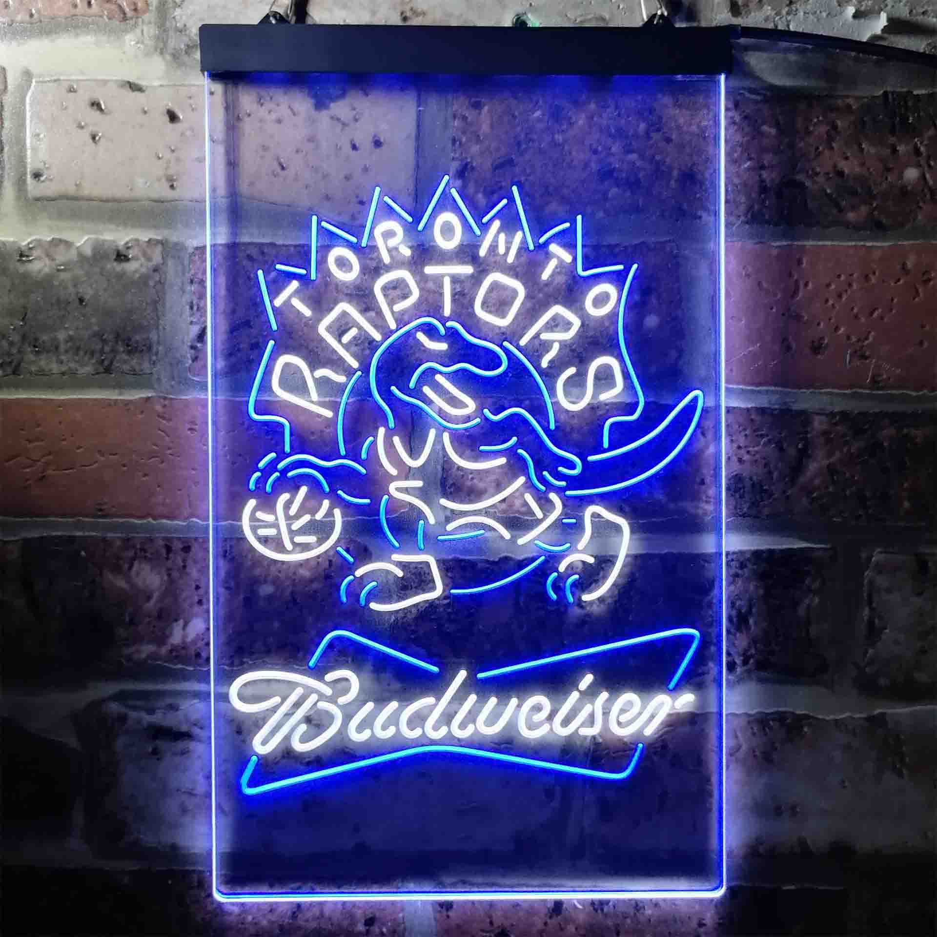 Toronto Raptors NBA Budweiser Neon LED Sign